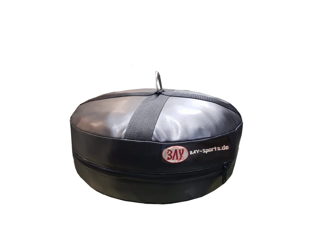 BAY-Sports Boxsack Bodenanker Doppelendball Punchingball Speedball Bodenanker schwarz, Befestigung ohne Schrauben