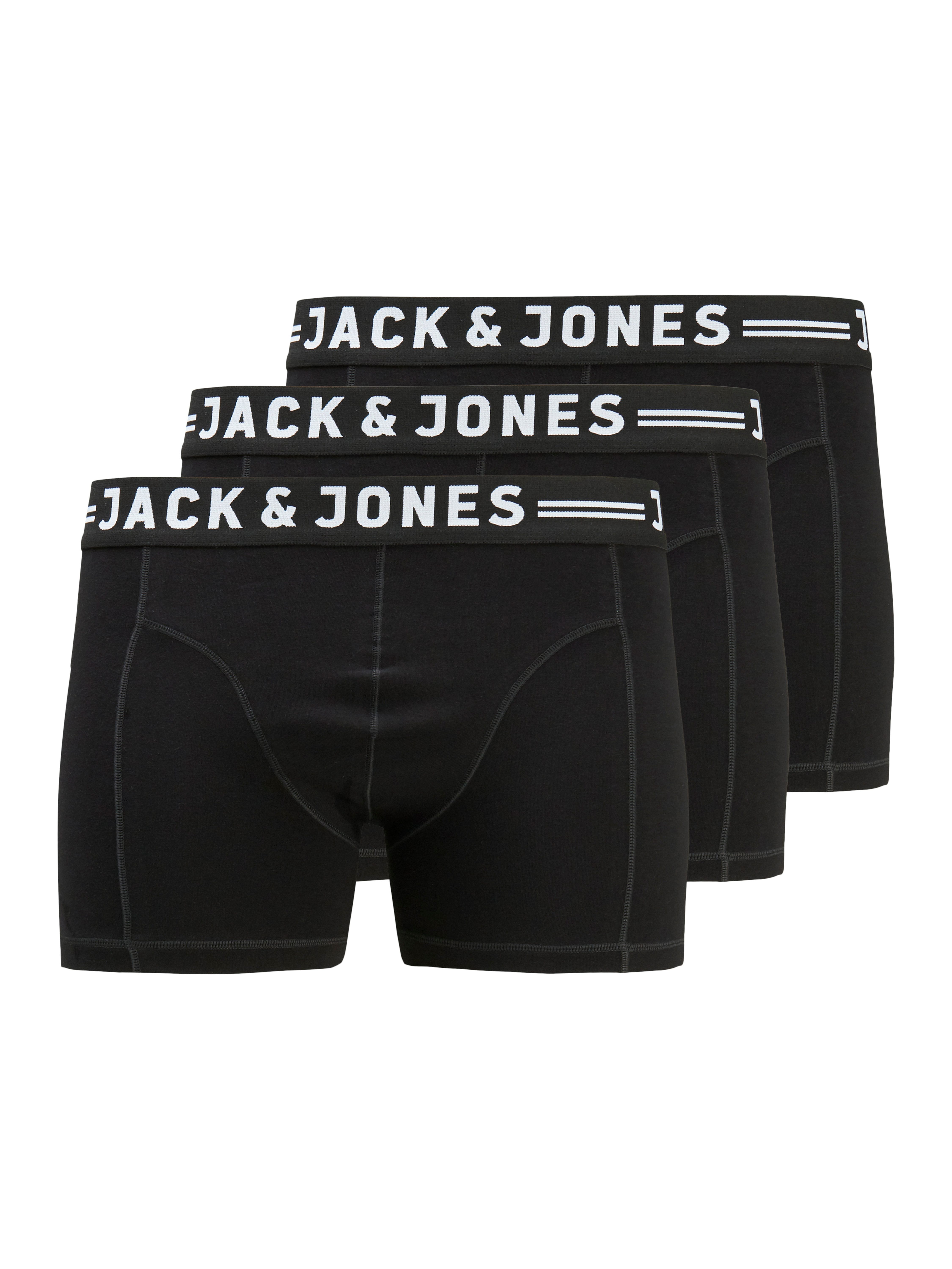 Jack & Jones PlusSize Boxershorts JACSENSE TRUNKS 3-PACK NOOS PLS (Packung, 3-St., 3er-Pack)