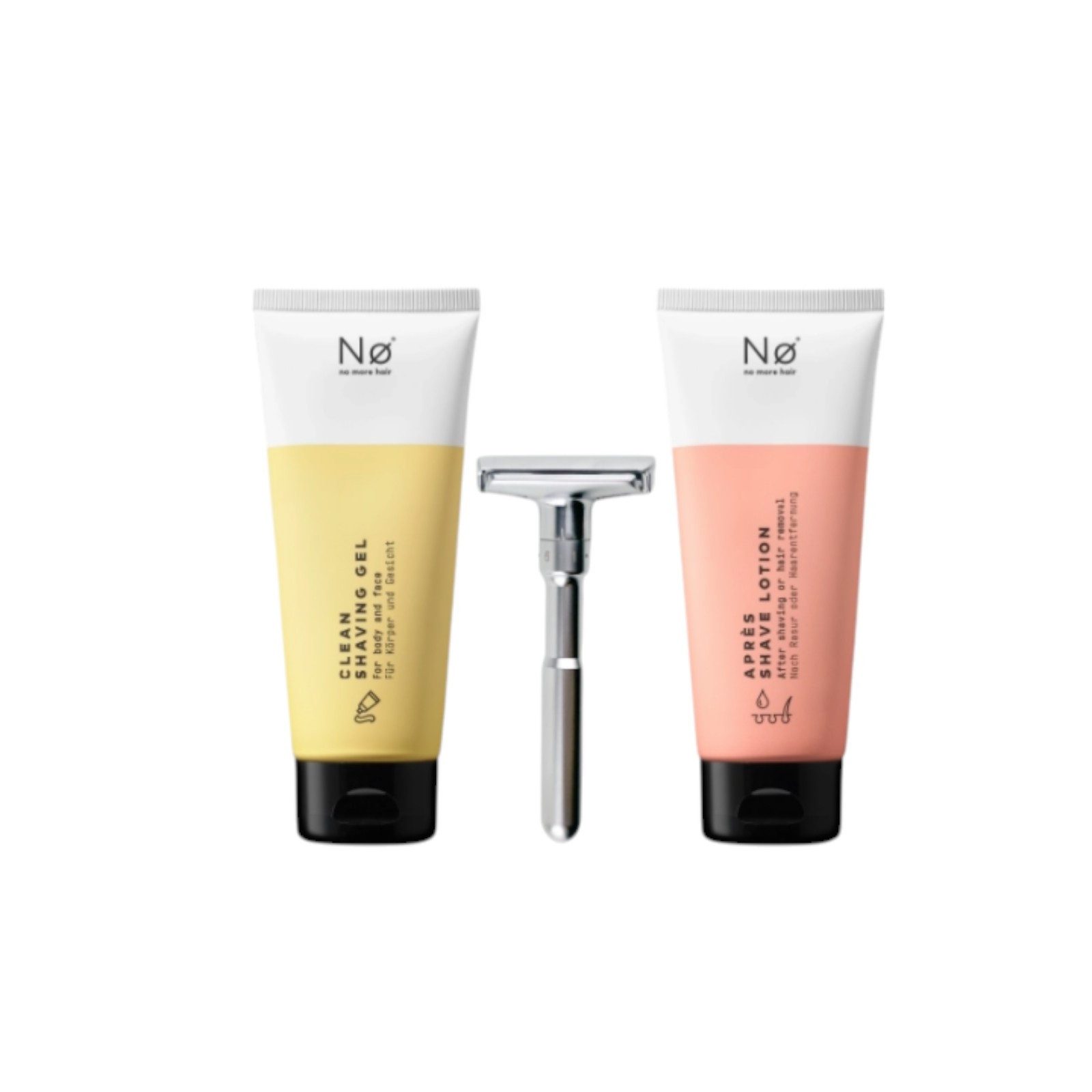 NO Cosmetics Rasierset shaved tøday Rasierset mit Rasiergel, 3-tlg.