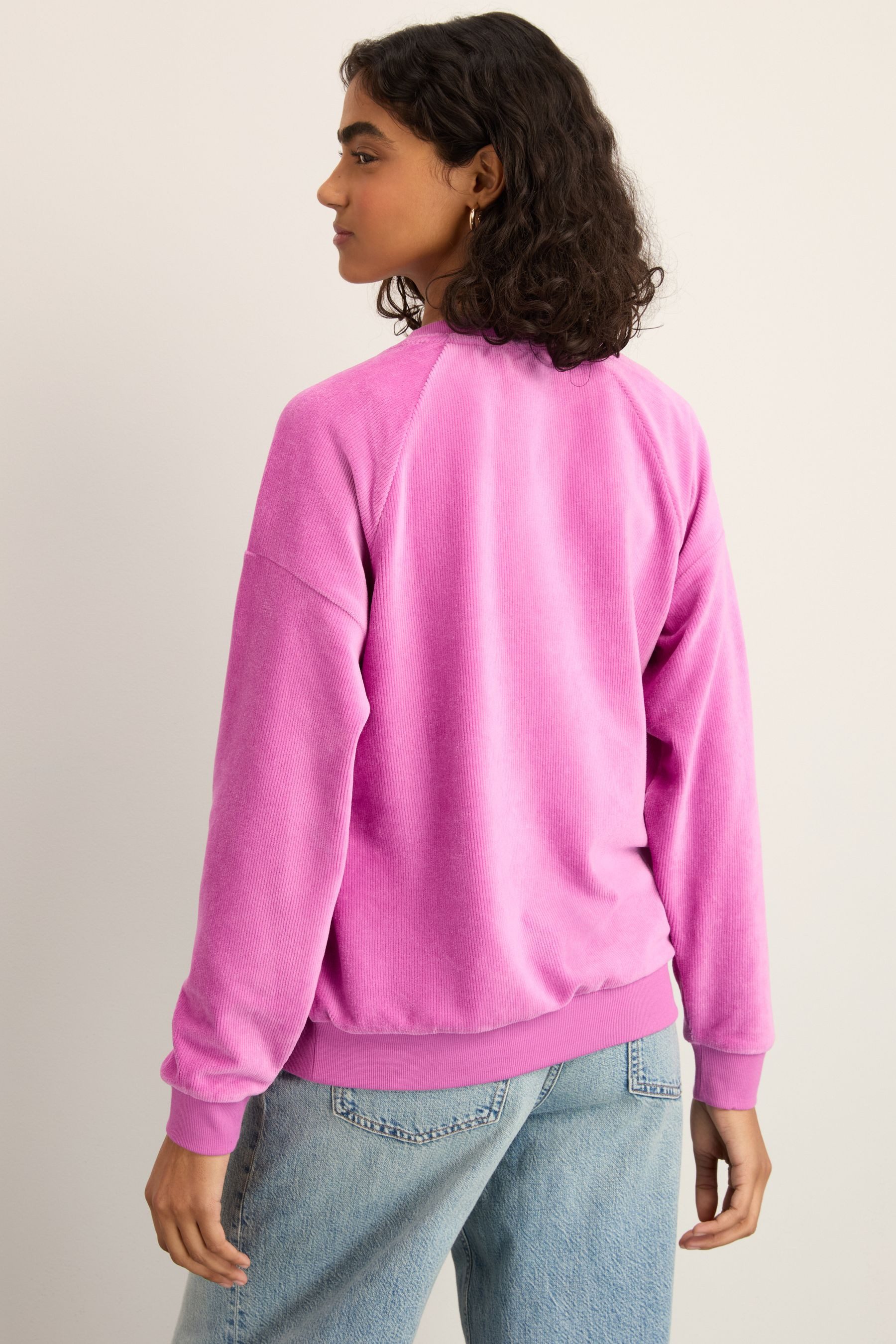 Next Sweater Weiches Grafik-Sweatshirt aus Micro-Cord günstig online kaufen