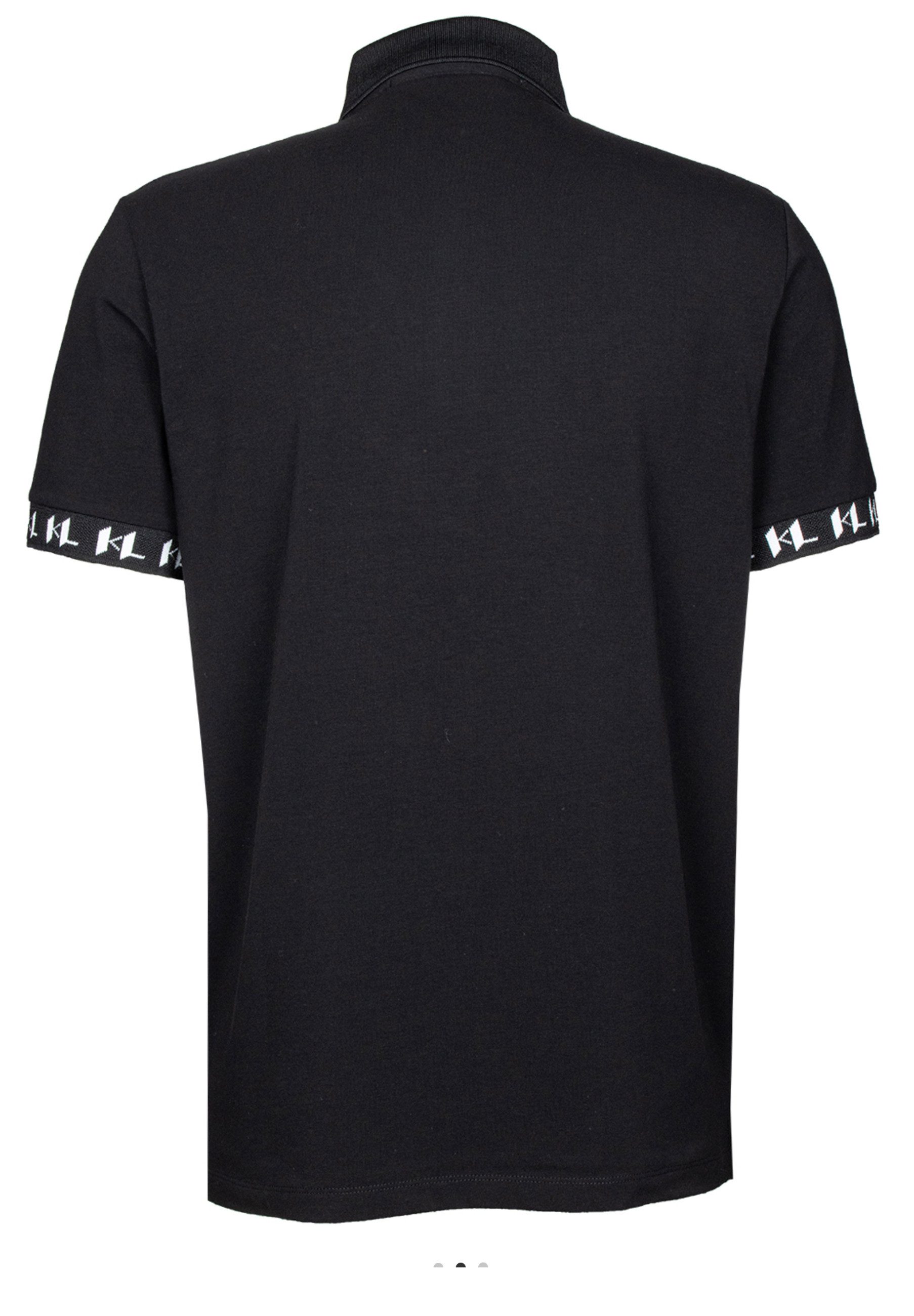 LAGERFELD Poloshirt mit Monogramm-Detail (1-tlg)