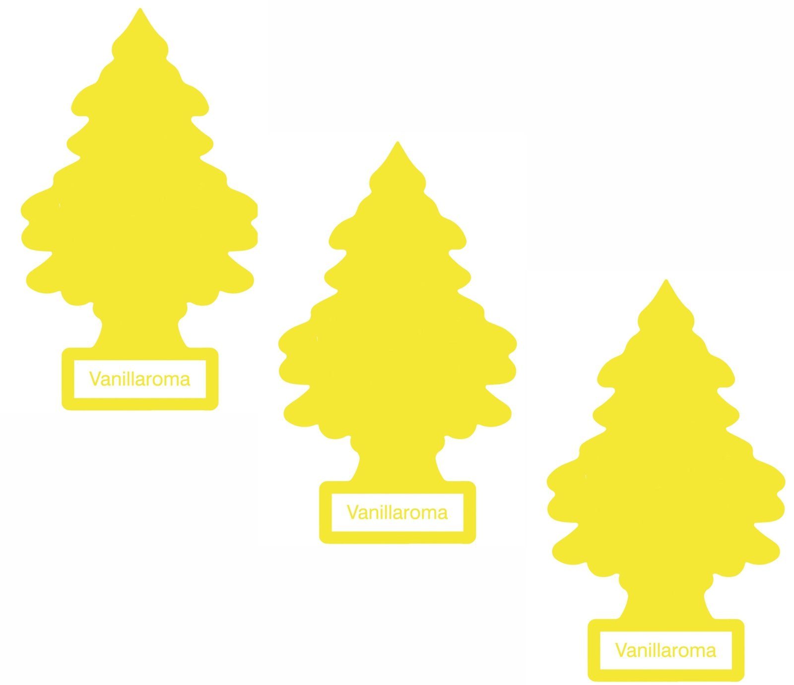 Wunder-Baum Raumduft 3er Set Wunderbaum Vanille little Tree Vanilla drei Stück