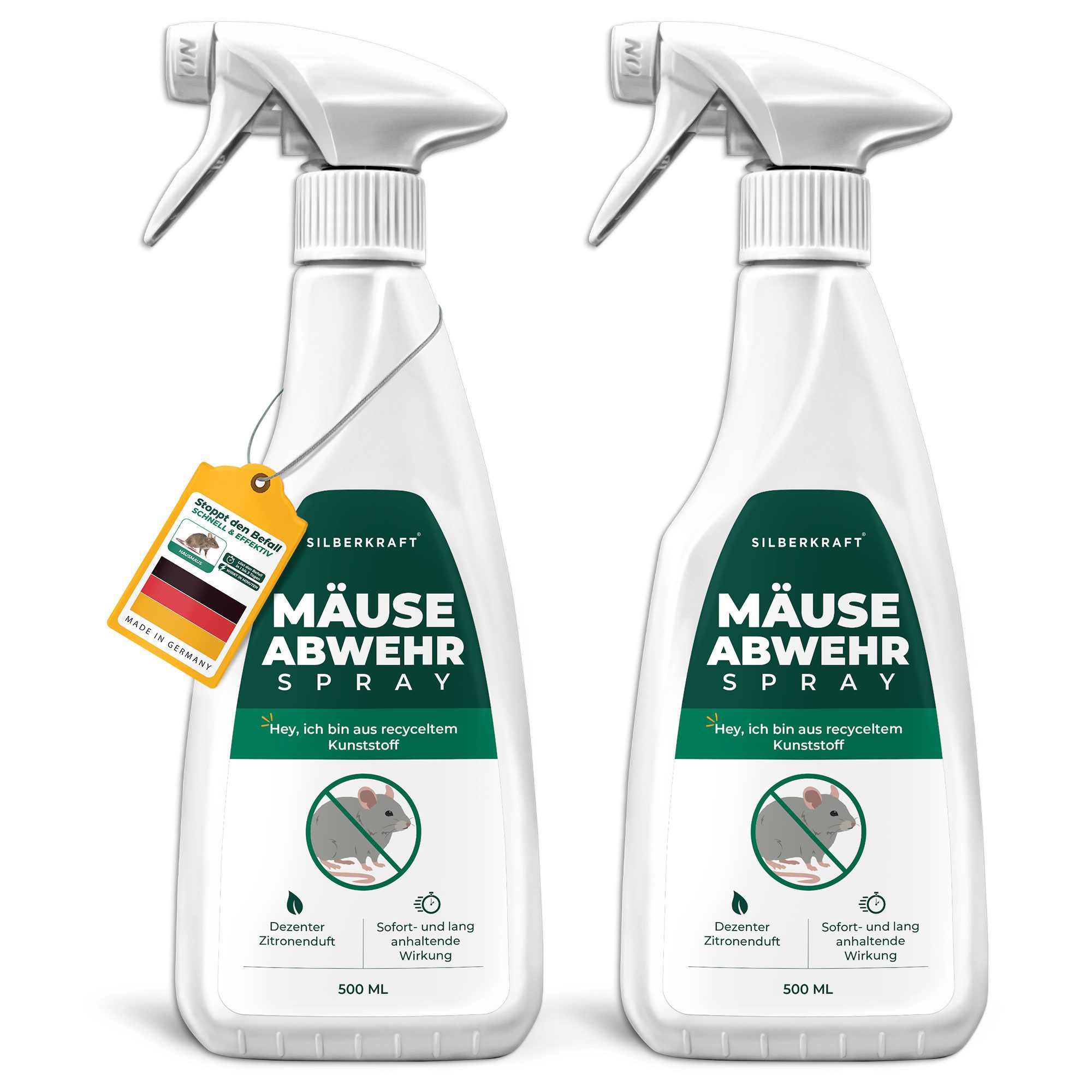 Vergrämungsmittel Silberkraft Mäuseabwehr, Repellent gegen Mäusebefall