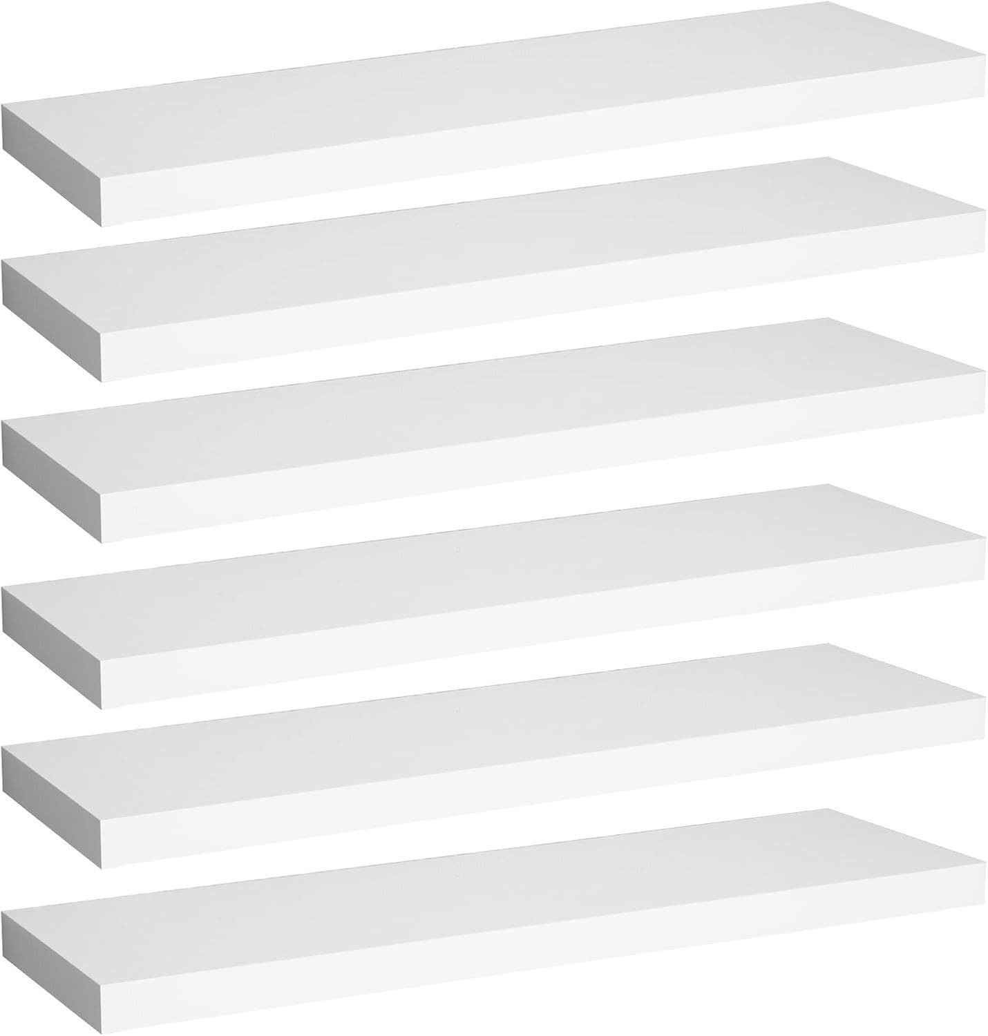 Woltu Wandregal, 6-tlg., Schweberegal Regal Wanddeko aus MDF günstig online kaufen