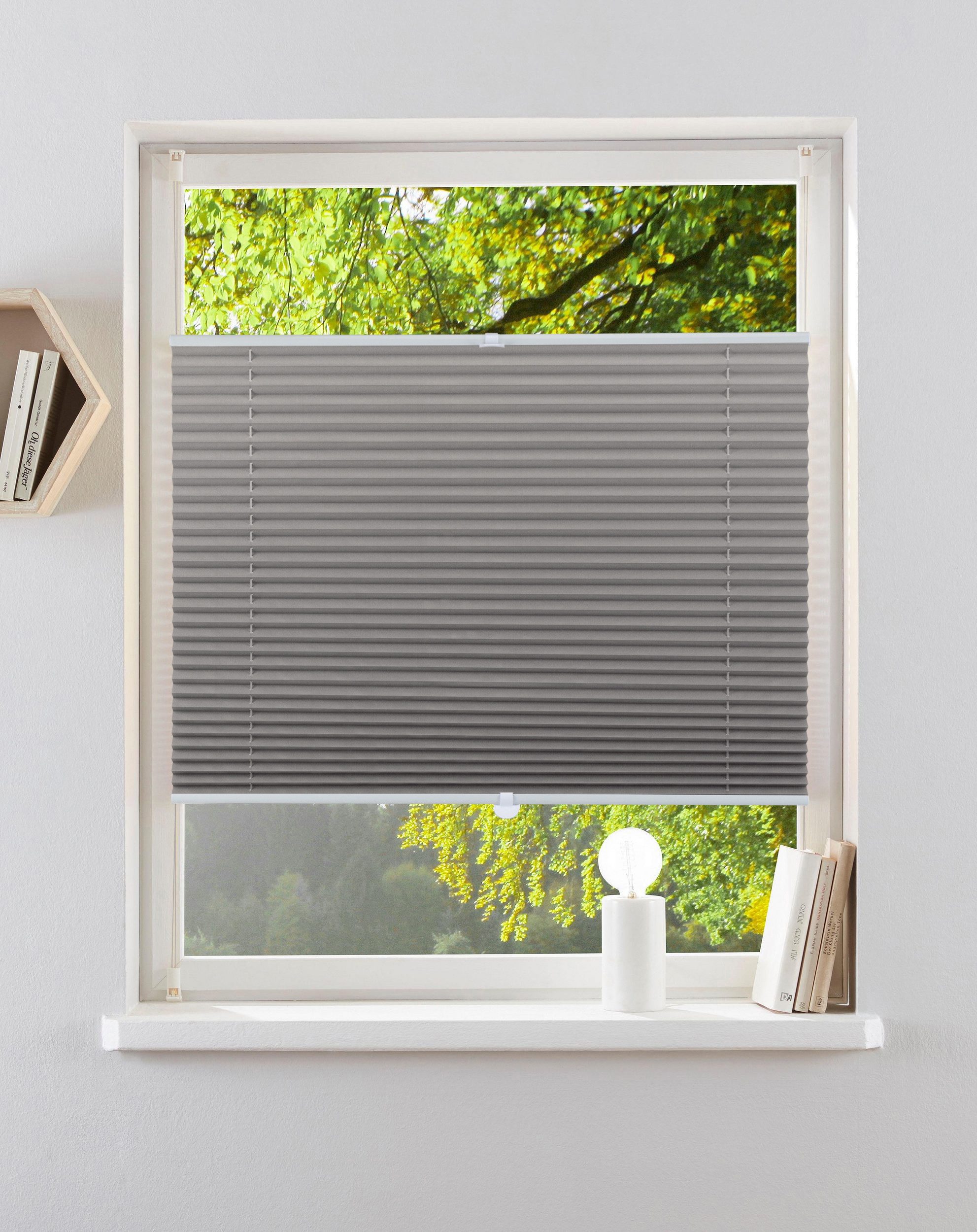 my home Plissee LAHOLM, Lichtschutz, ohne Bohren, verspannt, Klemmfix, Fixm günstig online kaufen