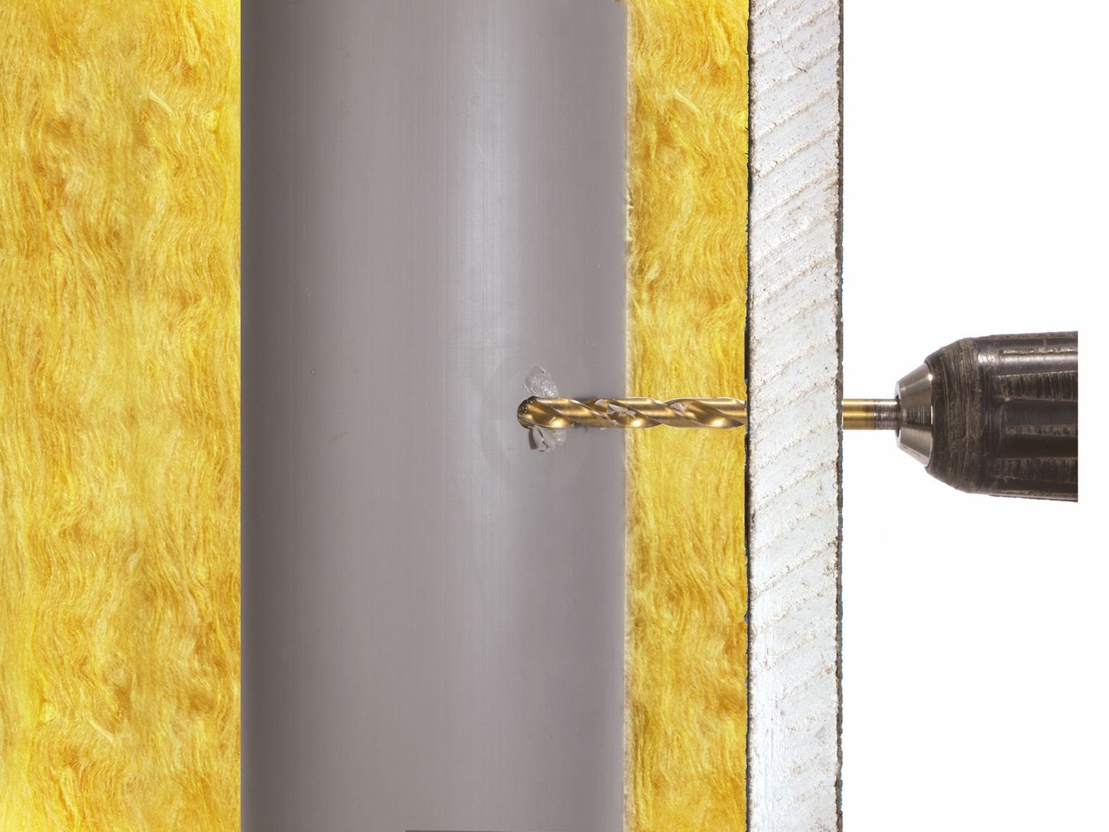 Airfit GmbH & Co. KG Ablaufrohr Reparaturstopfen für Abflussrohre mit Edelstahl-Schlauchschelle, DN 50