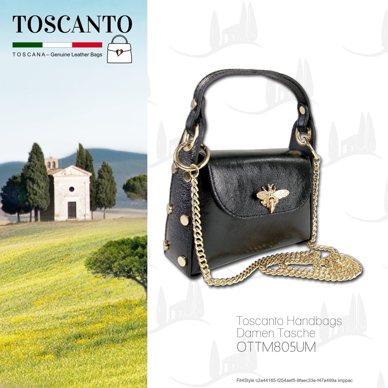 Toscanto Umhängetasche Toscanto Damen Umhängetasche Leder günstig online kaufen