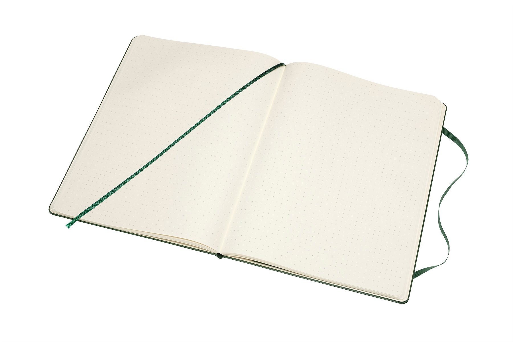 MOLESKINE Notizbuch, Classic Collection XL 70g-Papier - festem mit Myrtengrün (19x25) Einband 
