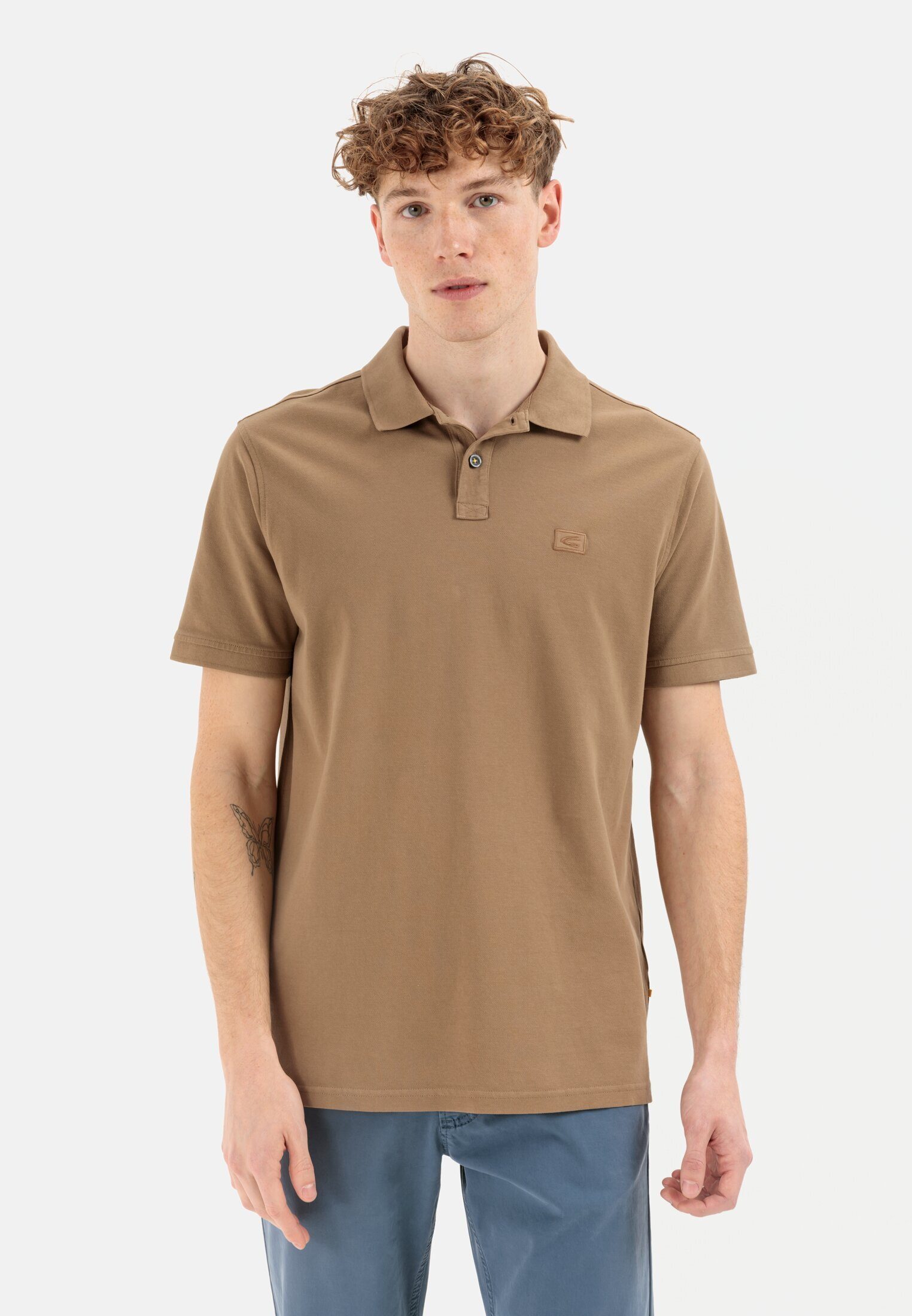 camel active Poloshirt aus reiner Baumwolle Shirts_Poloshirt