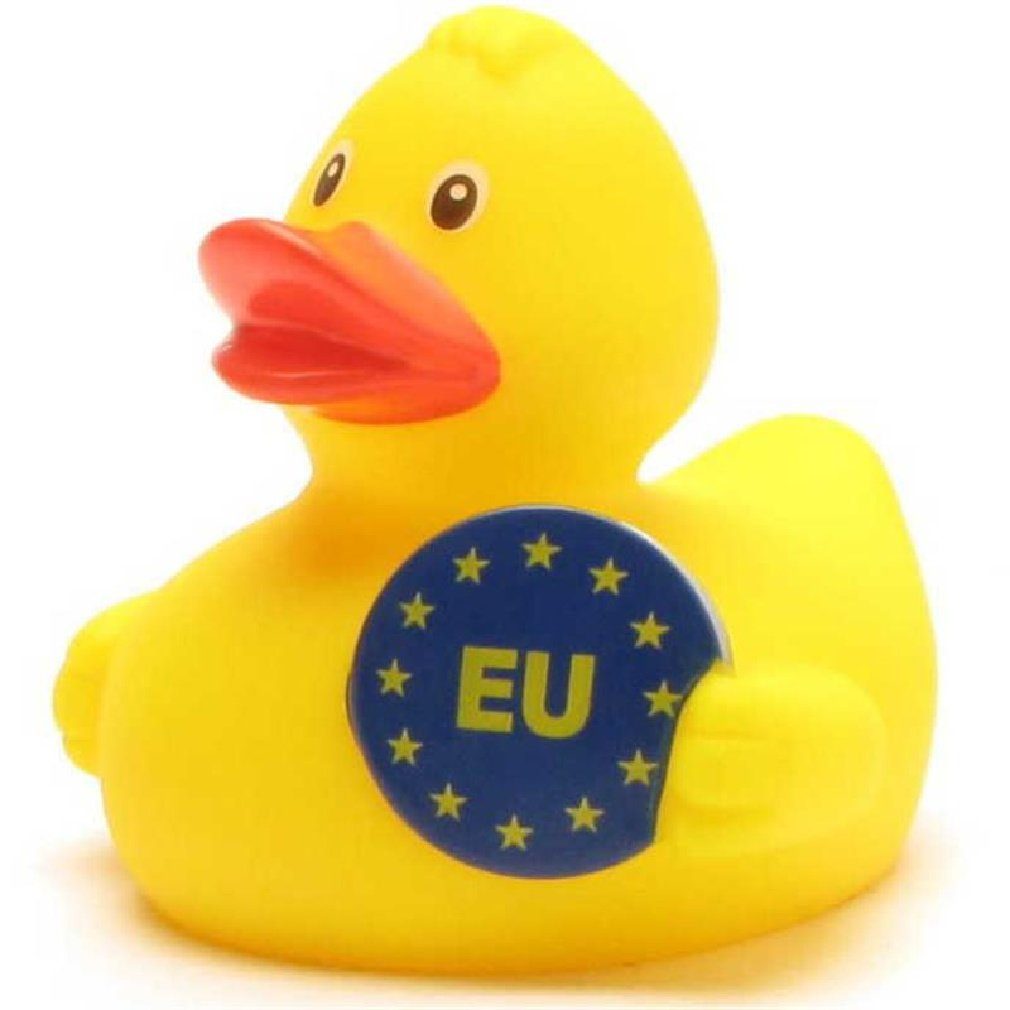 Schnabels Badespielzeug EU - EURO Quietscheente - Badeente