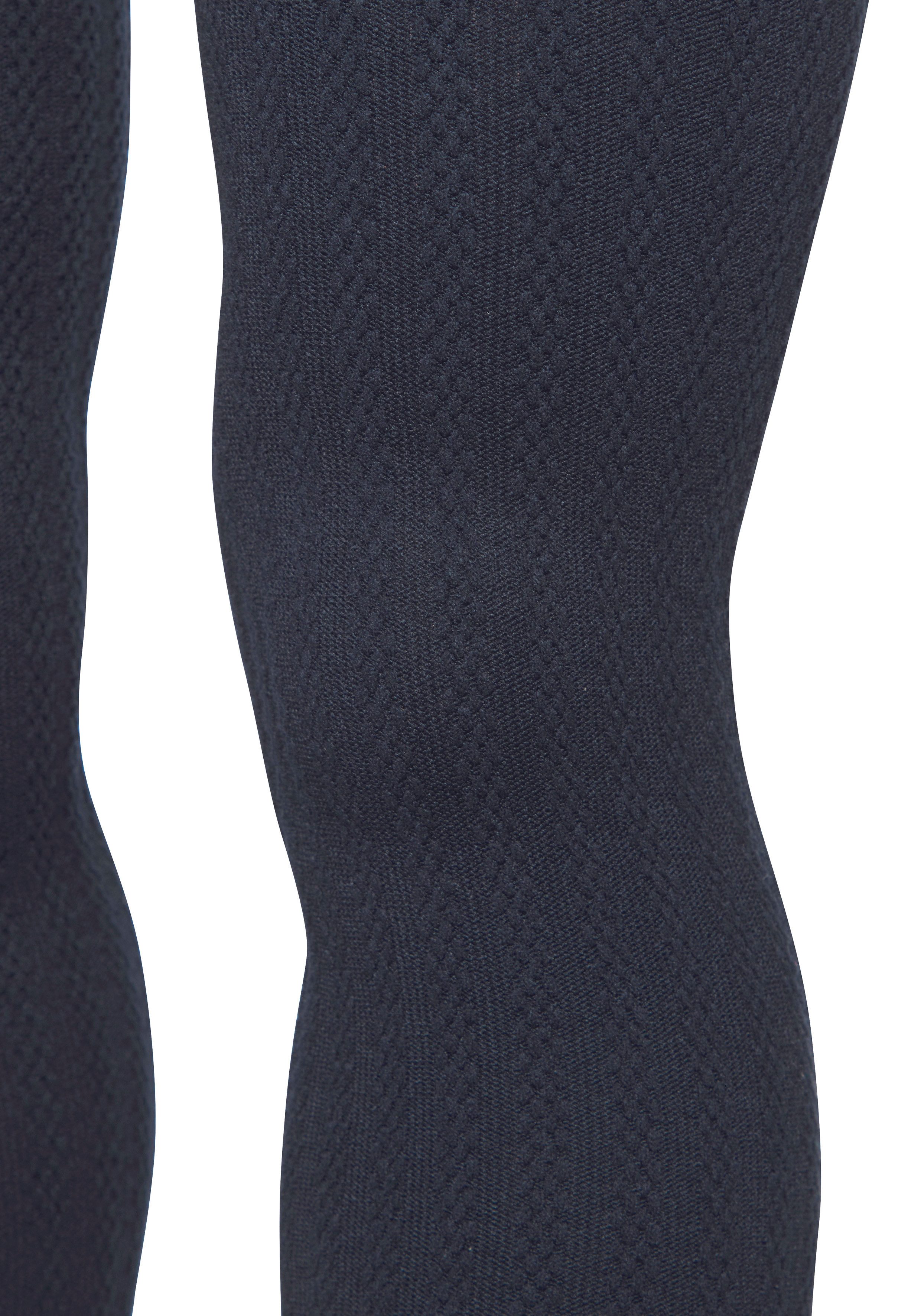 H.I.S Feinstrumpfhose für Mädchen 20 DEN (Packung 2 St. Gr. 92/98 bis 140/146) mit geripptem Muster – Bild 4 von 5