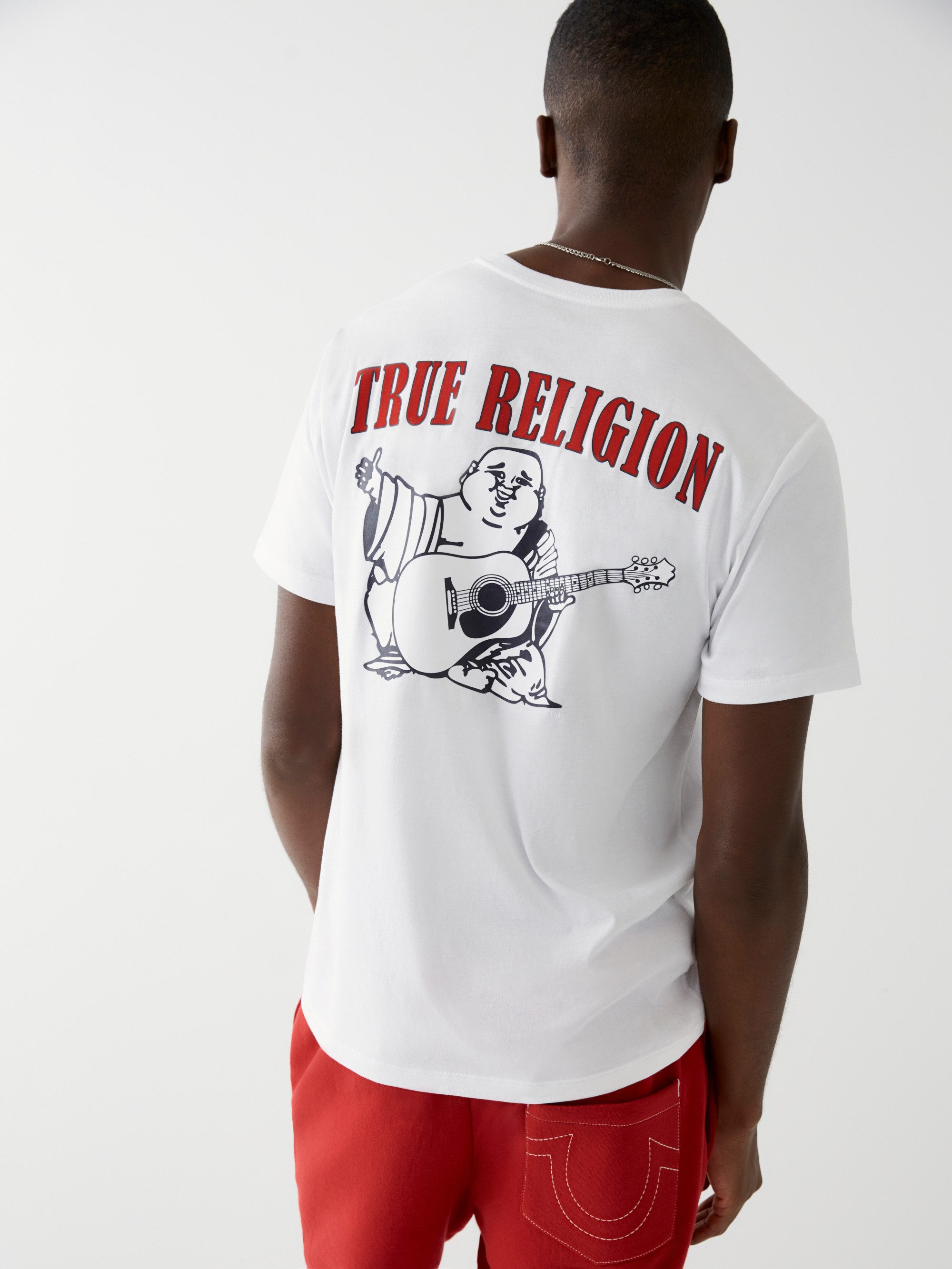 True Religion T-Shirt BUDDHA CREW TEE Baumwolle