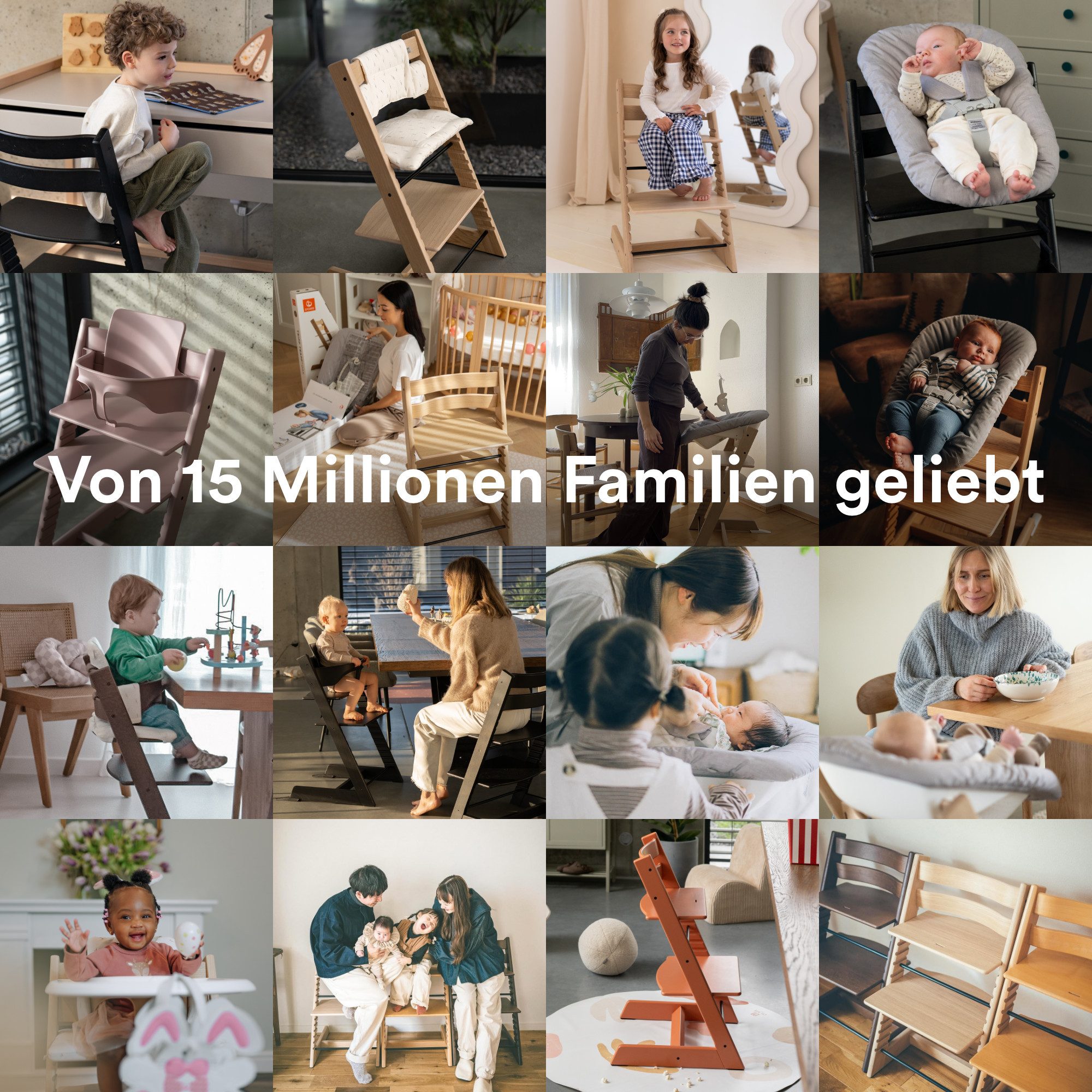 Stokke Hochstuhl TRIPP TRAPP Kinderhochstuhl, verstellbarer und mitwachsender Hochstuhl, Lebenslanger Begleiter am Esstisch – Bild 4 von 5