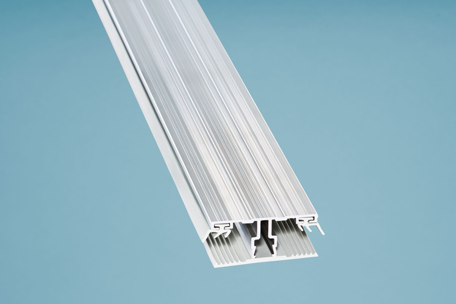 Starhome Deckenprofil Verbindungsprofil Premium Alu-Gummi 60mm breit – für 16mm Stegplatten
