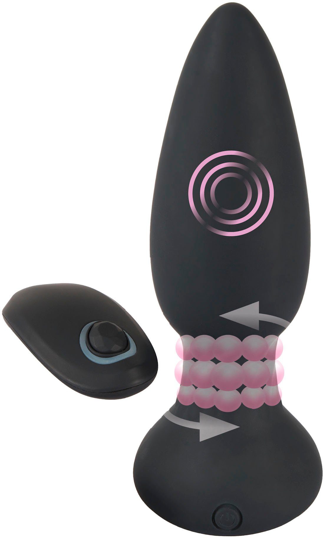 Analplug Rotating BLACK VELVETS Plug