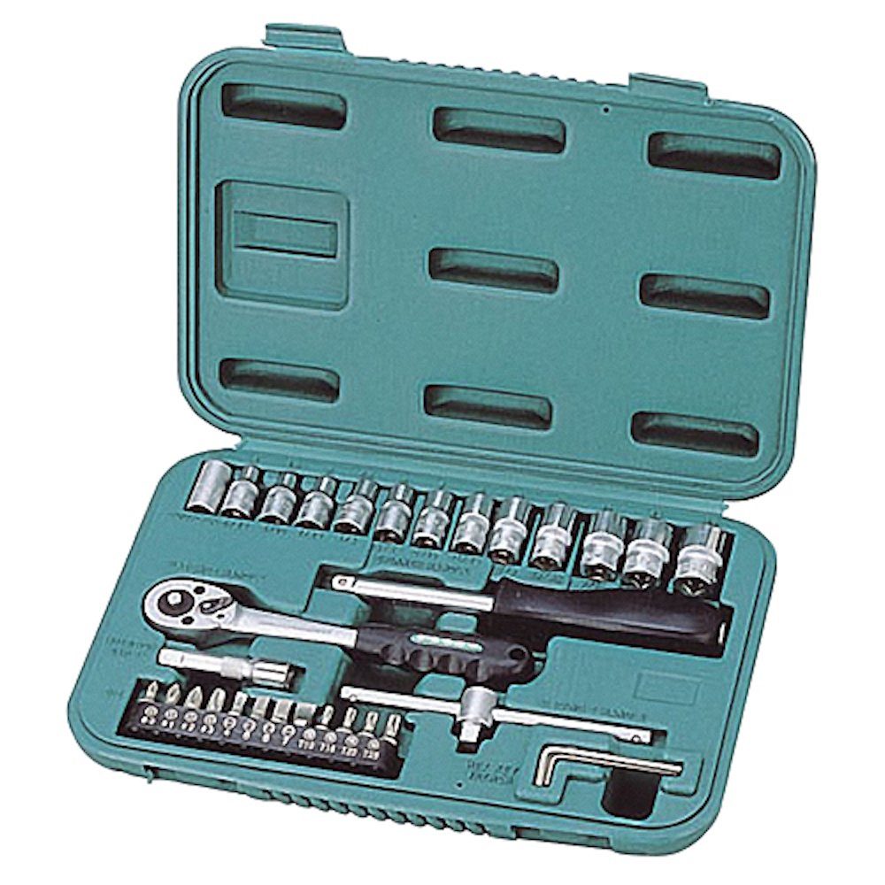 Werkzeug- und PROREGAL® (4-13mm) Steckschlüsselsatz 32 1/4 ​​PCs, Werkzeugset