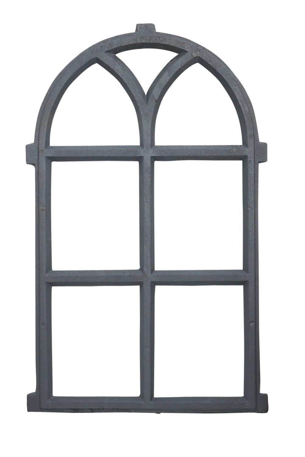 Dekoobjekt Stallfenster Fenster Scheunenfenster Eisen grau Eisenfenster 68cm Anti