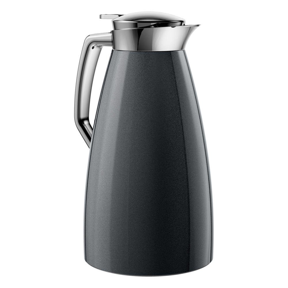 Emsa Isolierkanne Plaza Quick Tip 1 L Carbon, 1 l