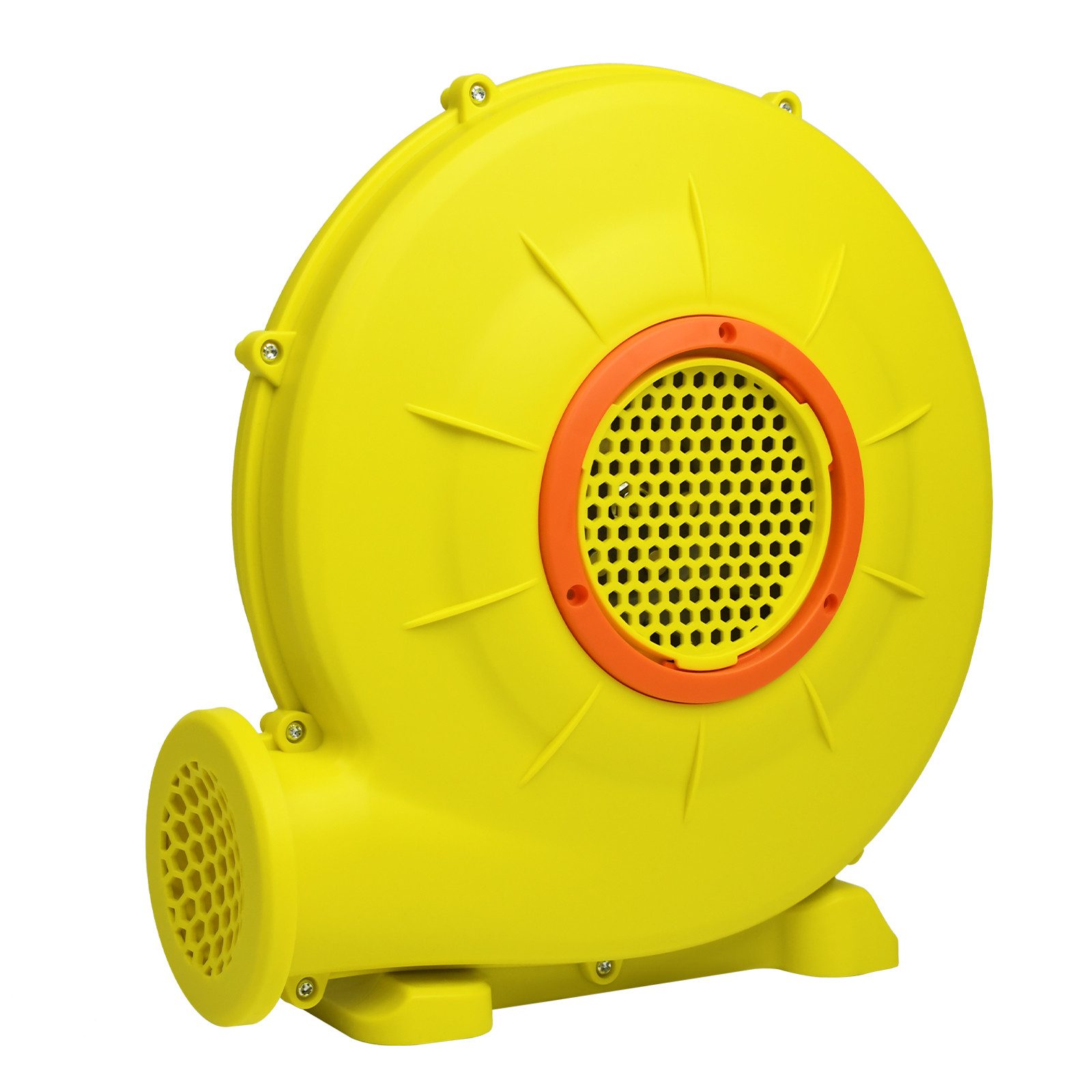FIVMEN Luftpumpe Luftgebläse Elektrische Hüpfburg Gebläse Tragbar Gebläsepumpe (350W/450W/750W), für Hüpfmatratze, Wasserrutsche, Aufblasbare pumpen mit Griff, Boden