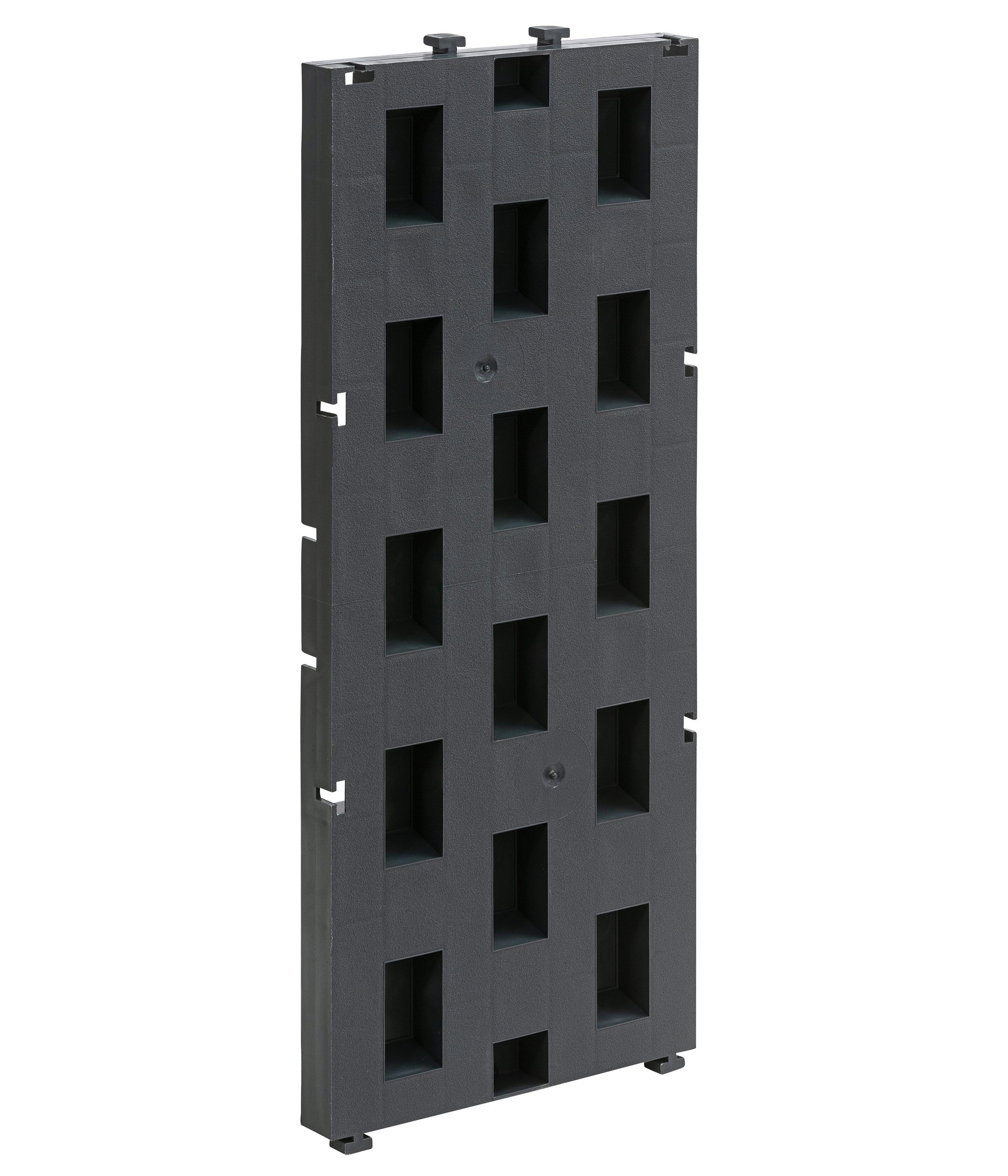 Dehner Rasenkante Beetplatten für den Garten, steckbar, 5 Stück, je ca. 50 x 21 cm