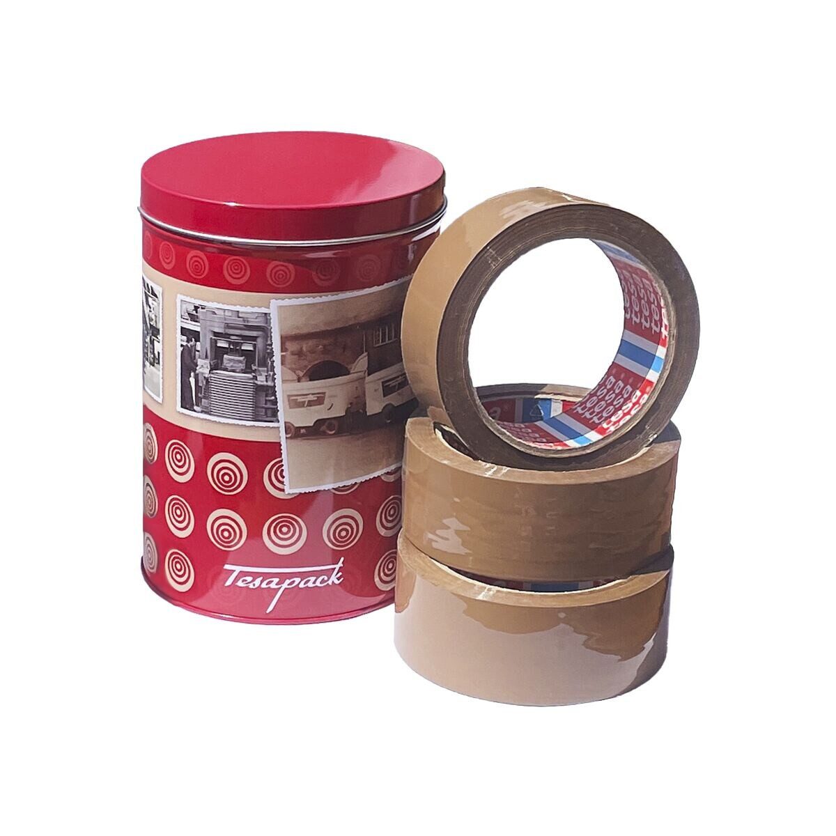 tesa Klebeband 4195 (3-St) 50 mm / 66 m, inkl. Dose