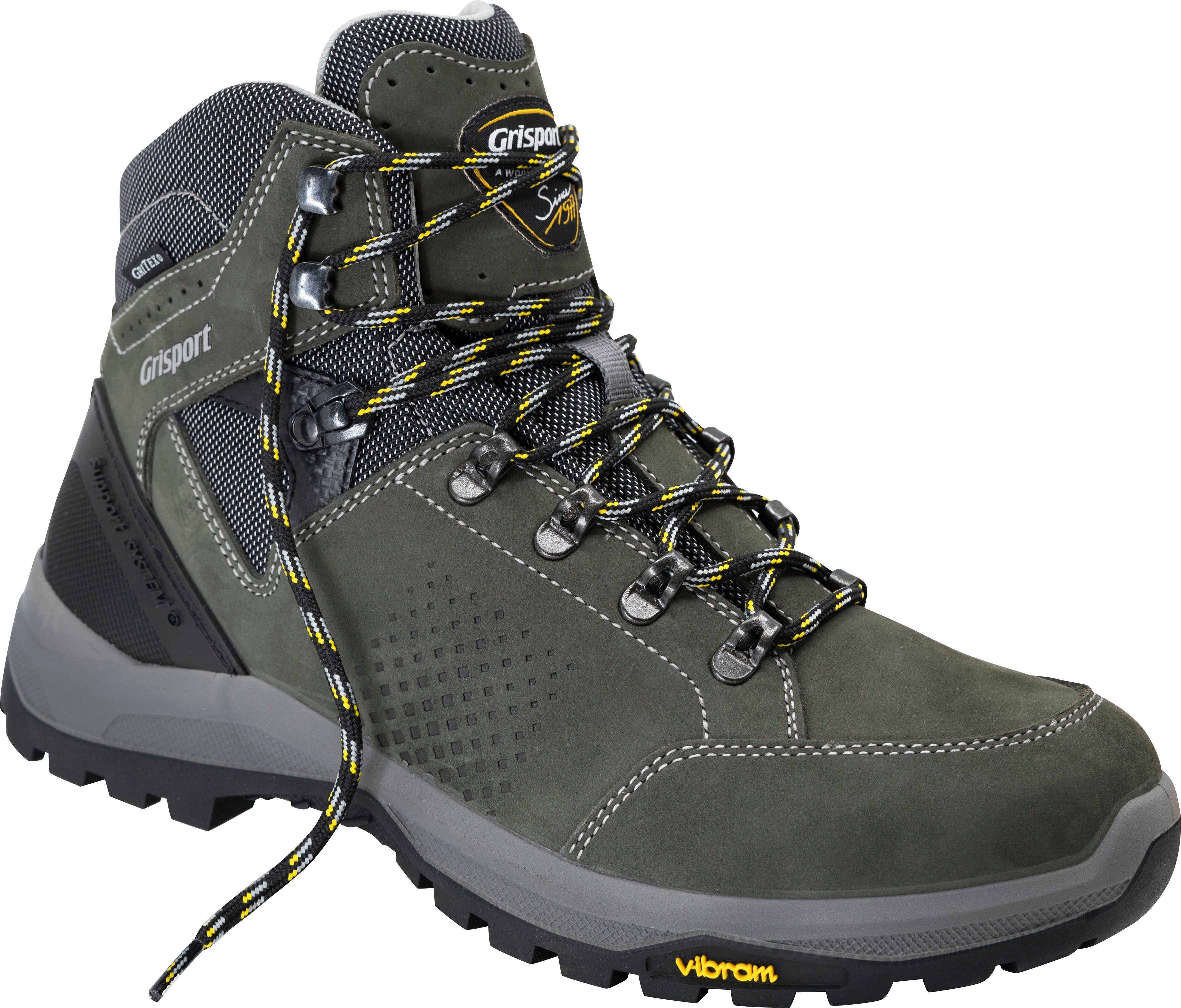 Grisport work Grisport Grisport Gritex Wanderschuh Schnürstiefel, grau | Outdoorschuhe