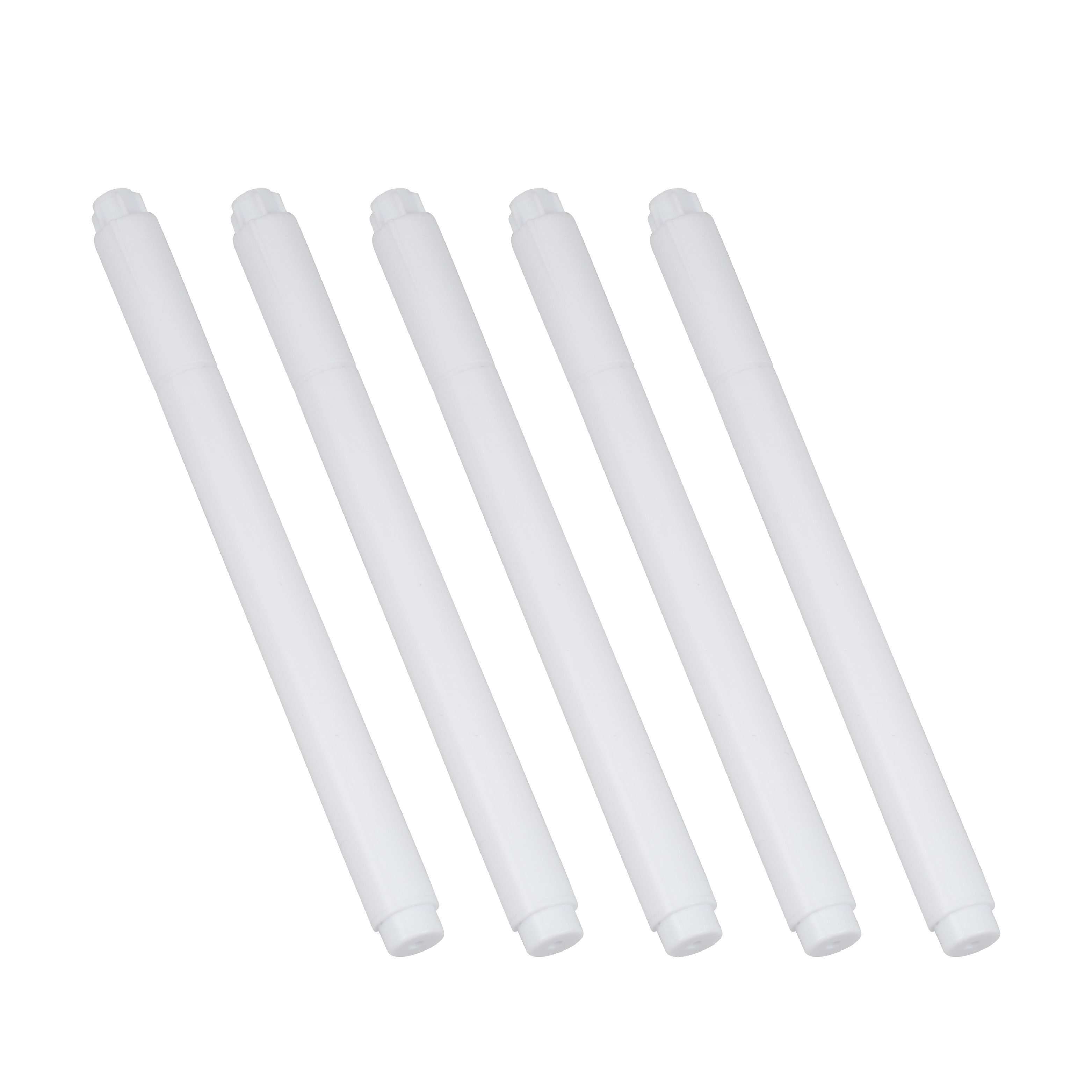 bremermann Whiteboard Marker weiß, 5er-Set, für Glas, (5-tlg)