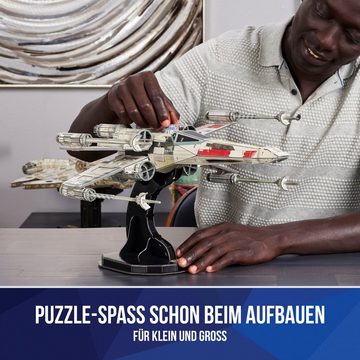 Spin Master 3D-Puzzle 4D Build - Star Wars - X-Wing Raumschiff, 160 Puzzleteile