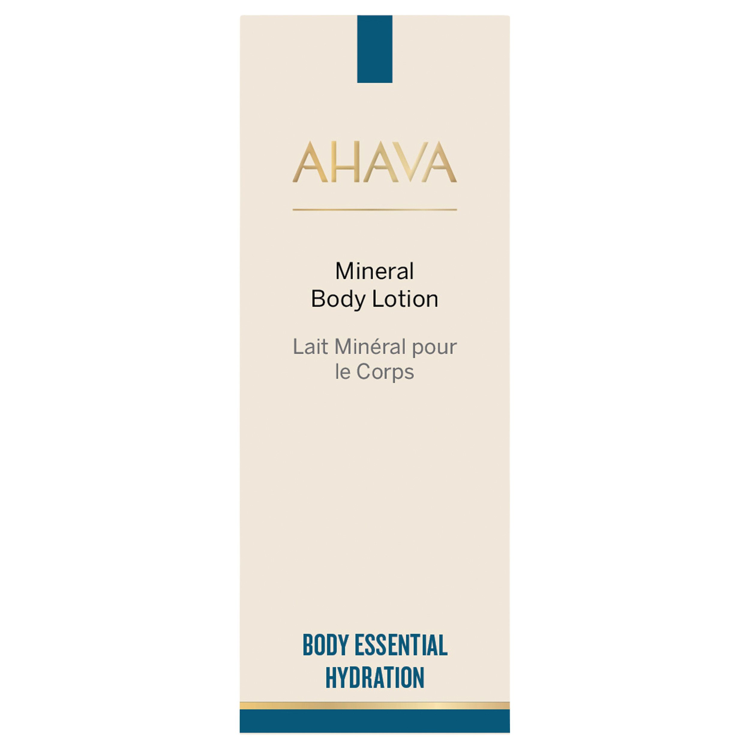 AHAVA Bodylotion MINERAL BODY LOTION, mit patentiertem Osmoter™, leichte Textur, schnell einziehend