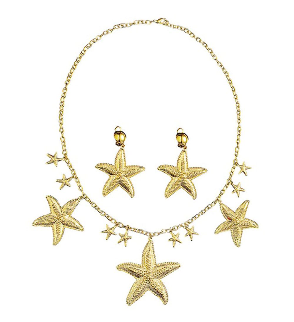 Widmann S.r.l. Kostüm Meerjungfrauen Schmuck Set Seestern günstig online kaufen