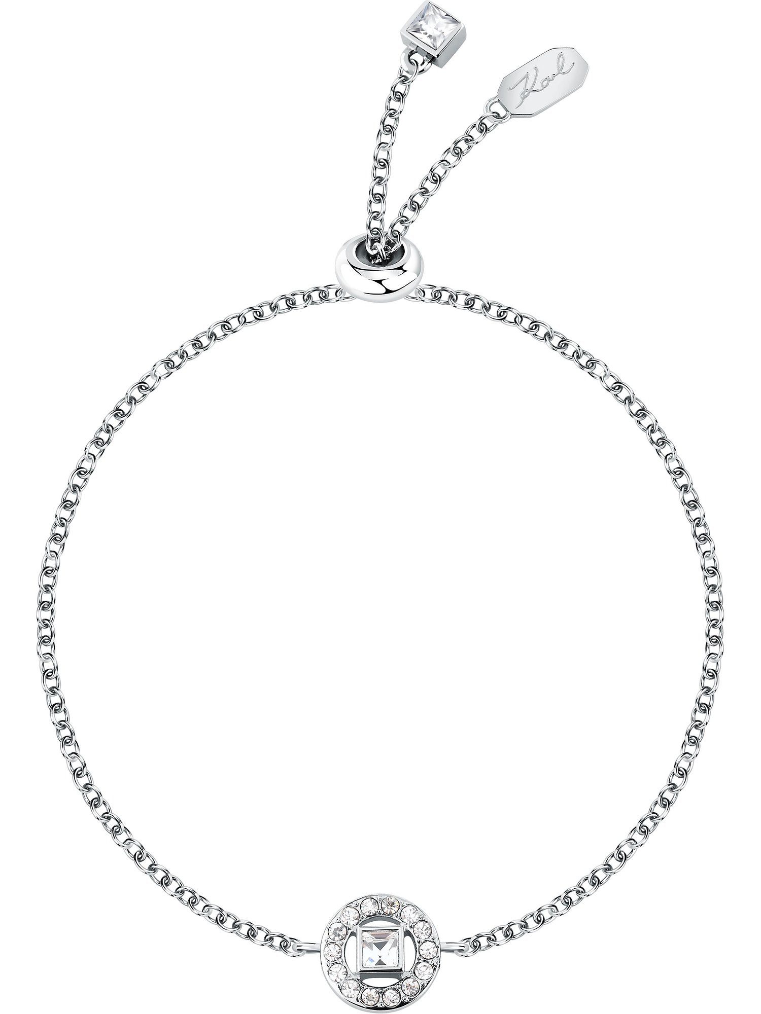 KARL LAGERFELD Armband Karl Lagerfeld Damen-Armband Edelstahl Kristall, Illume