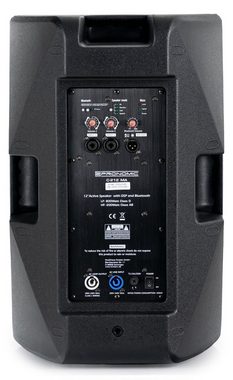 Pronomic Paar C-212 MA - Aktive 2-Wege Bi-Amp Box 2.0 Lautsprecher (Bluetooth, 500 W, mit 2 Kanälen - 12 zoll Woofer und DSP-Presets)