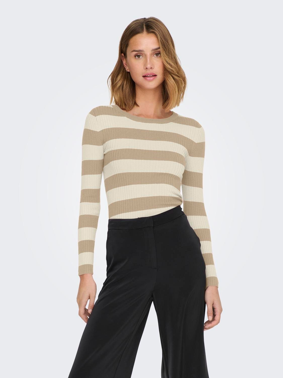 JDY Rundhalspullover JDYPLUM L/S O-NECK PULLOVER günstig online kaufen