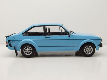 ixo Models Modellauto Ford Escort MK II RS 1800 RHD 1977 hellblau Modellauto 1:18 ixo models, Maßstab 1:18