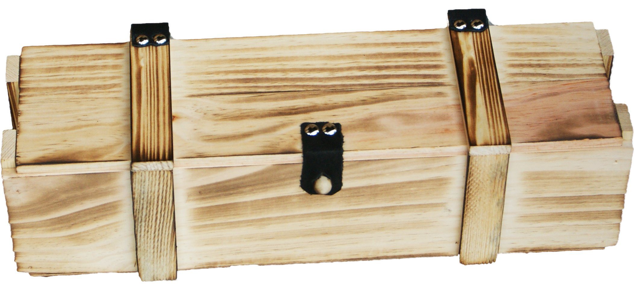 Kistenkolli Altes Land Allzweckkiste Weinkisten 1er geflammt inkl. Holzwolle Weinbox Geschenkekiste Flasche (Spar-Set)