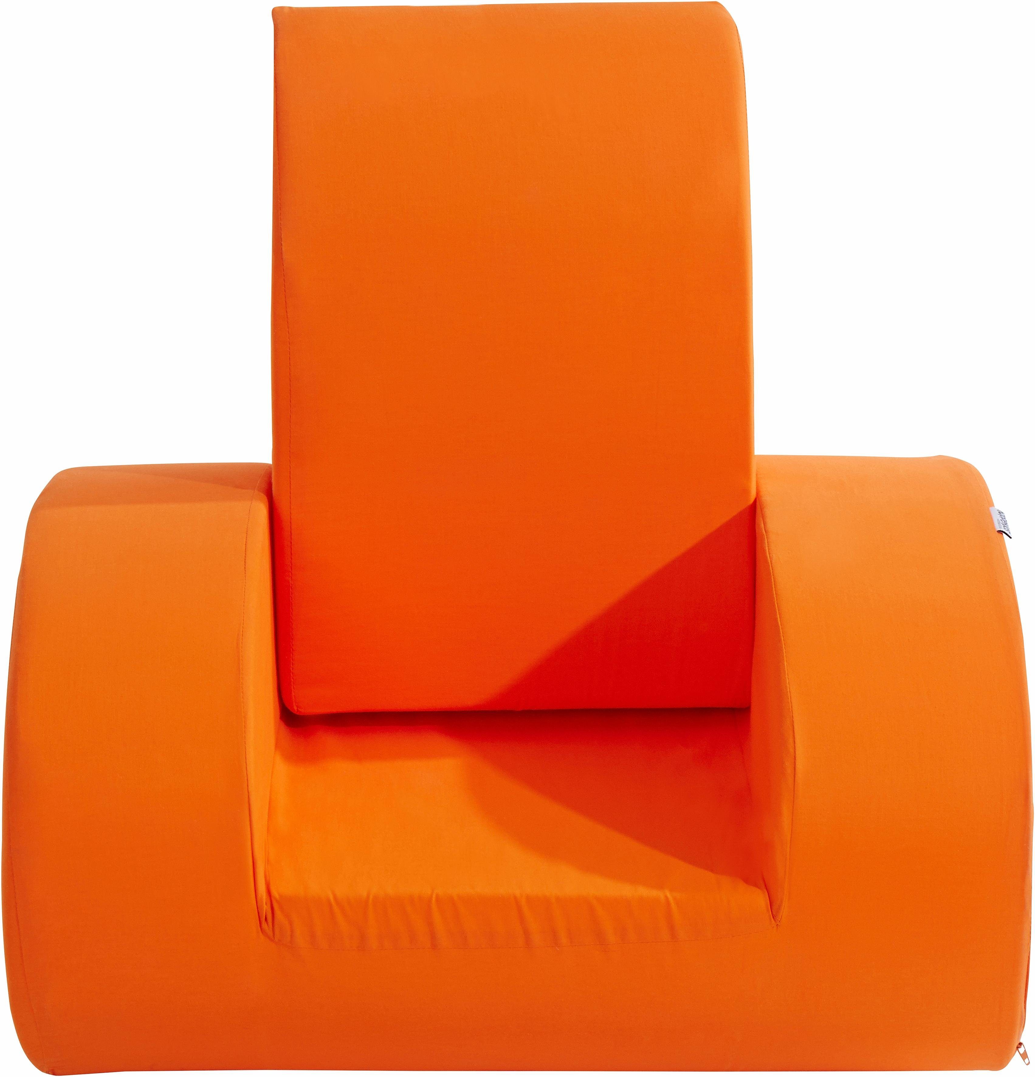 Hoppekids Sessel, Kindersessel Schaukelstuhl in 2 Farben orange