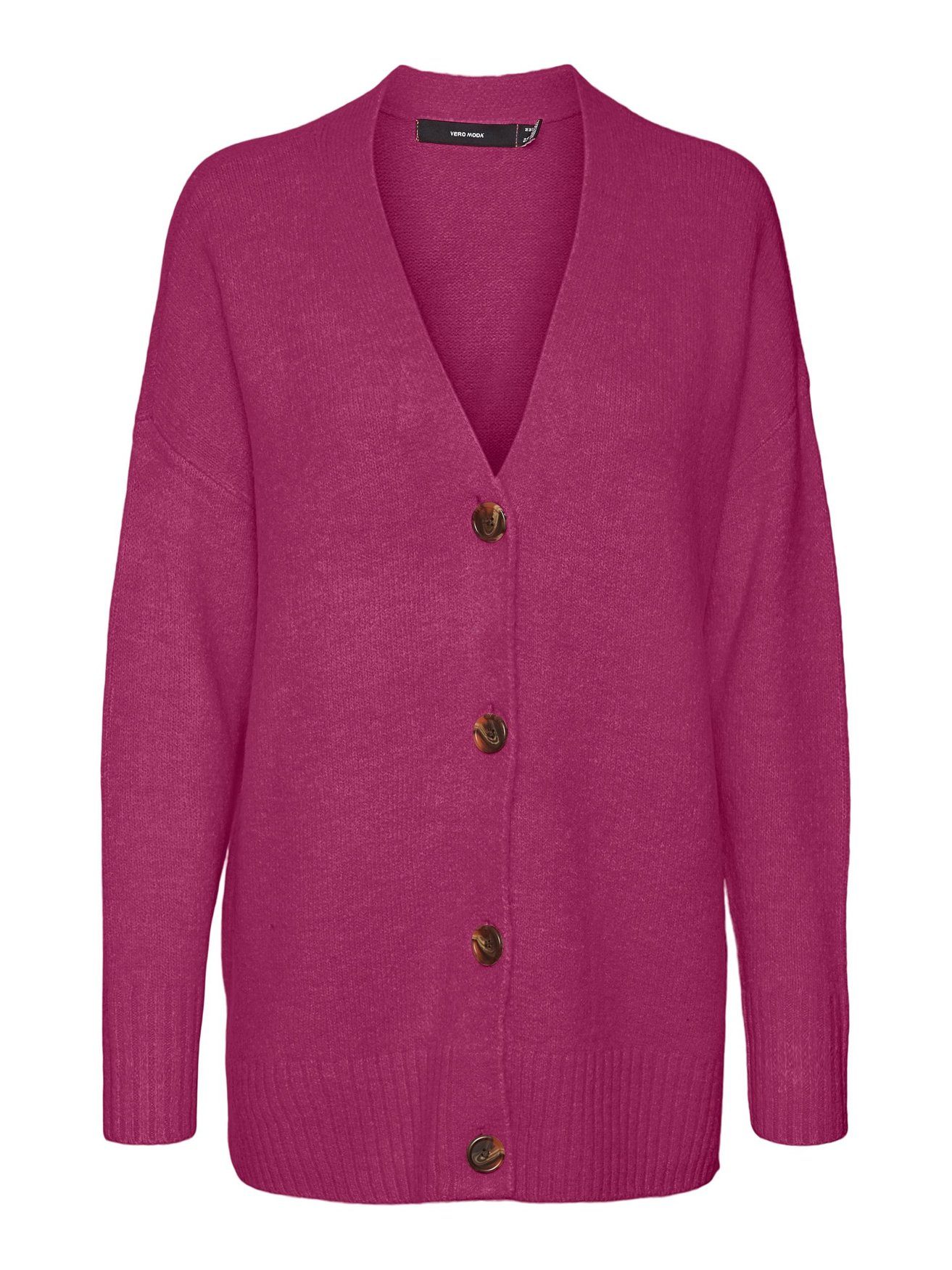 Vero Moda in Cardigan Pink Lange Cardigan Oversize 6530 Strickjacke VMLEFILE