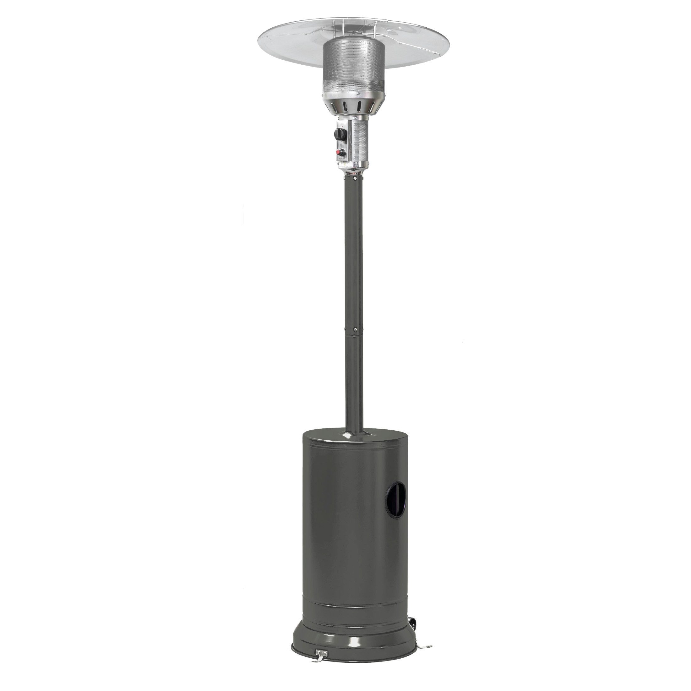 APANA Heizstrahler Eco Heizpilz Gasheizer Terrassenheizstrahler Gas Heizstrahler Garten, Inklusive Transportrollen Umkippsicherung und Abschaltautomatik