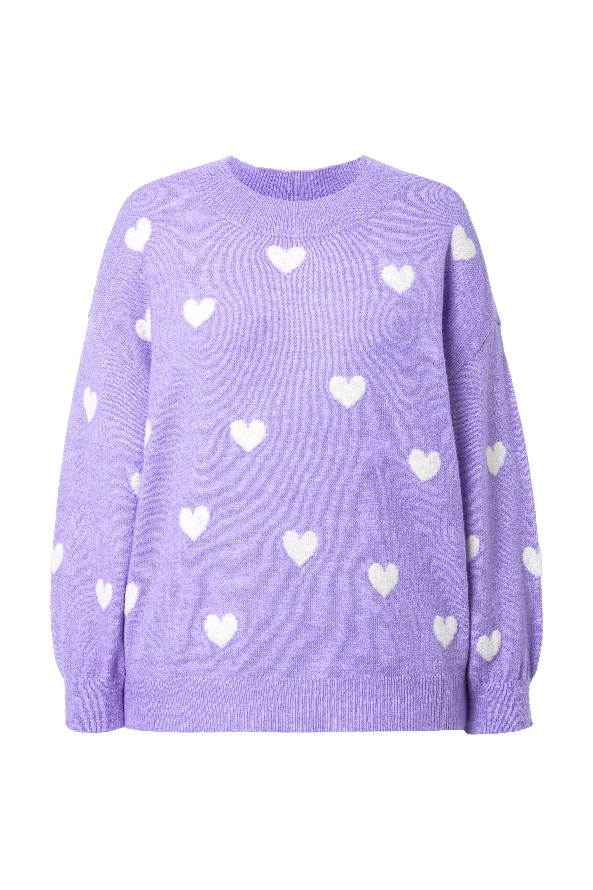 Studio Untold Strickpullover Pullover Oversize Shape Hearts günstig online kaufen