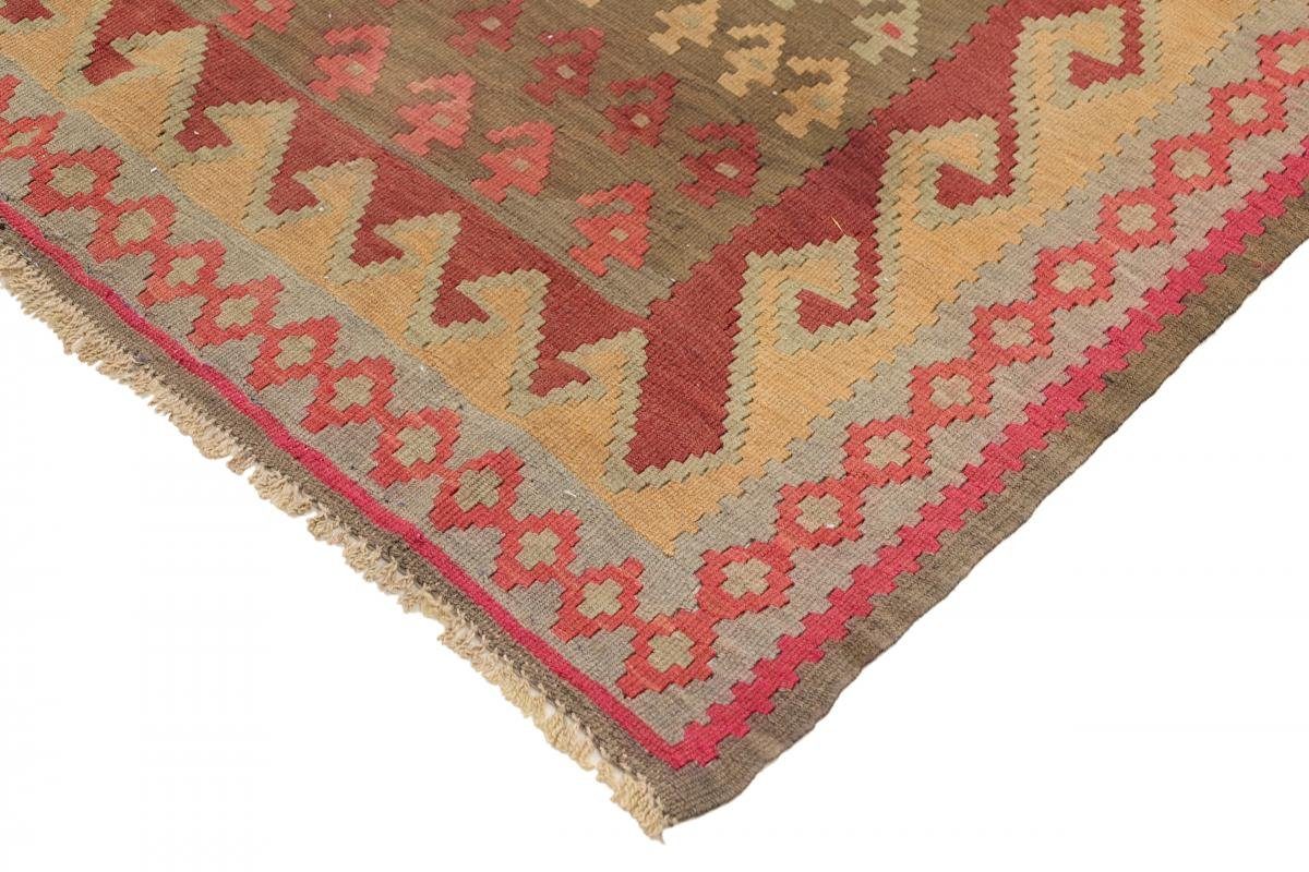 Höhe: Kelim 160x354 Antik Orientteppich, Nain Trading, mm 4 Fars Azerbaijan Handgewebter Orientteppich rechteckig,