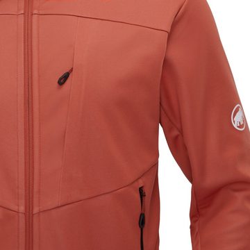 Mammut Outdoorjacke Ultimate VII SO Hooded Jacket Men BRICK