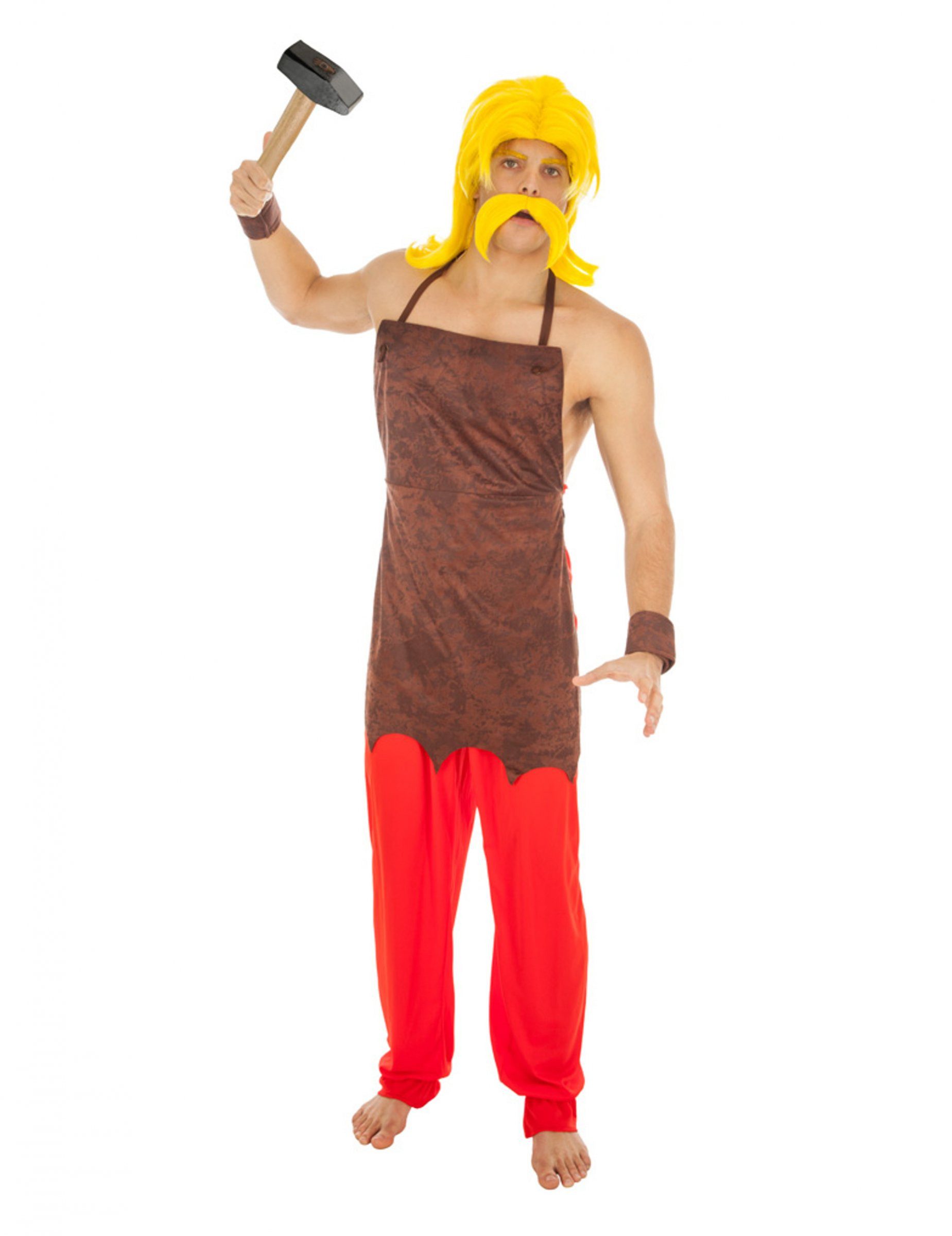 Kostüm Automatix-Kostüm für Herren Asterix und Obelix Faschingskostüm