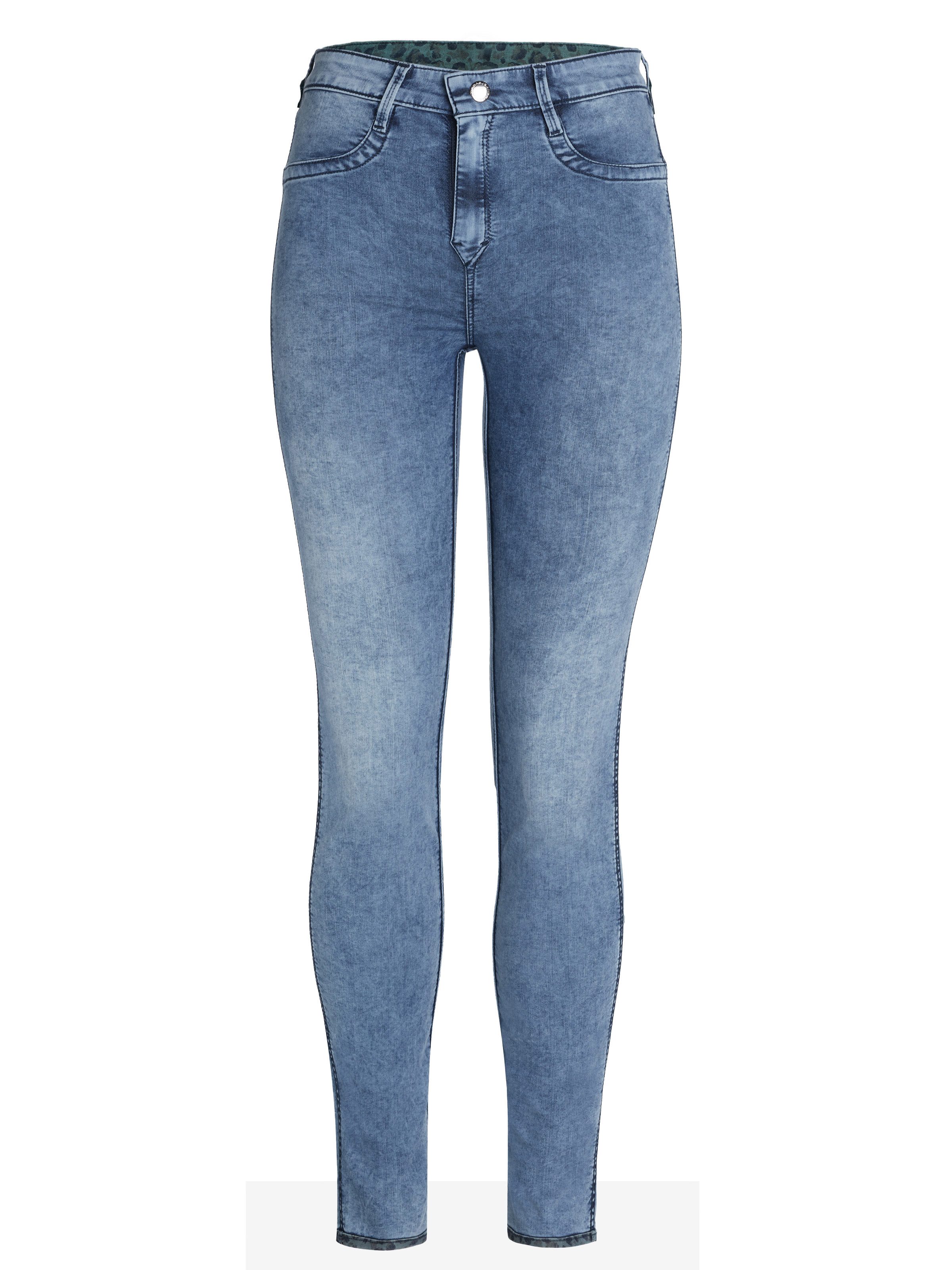 GAS Sweatjeans GAS Wendejeans dunkelgrün/ blau