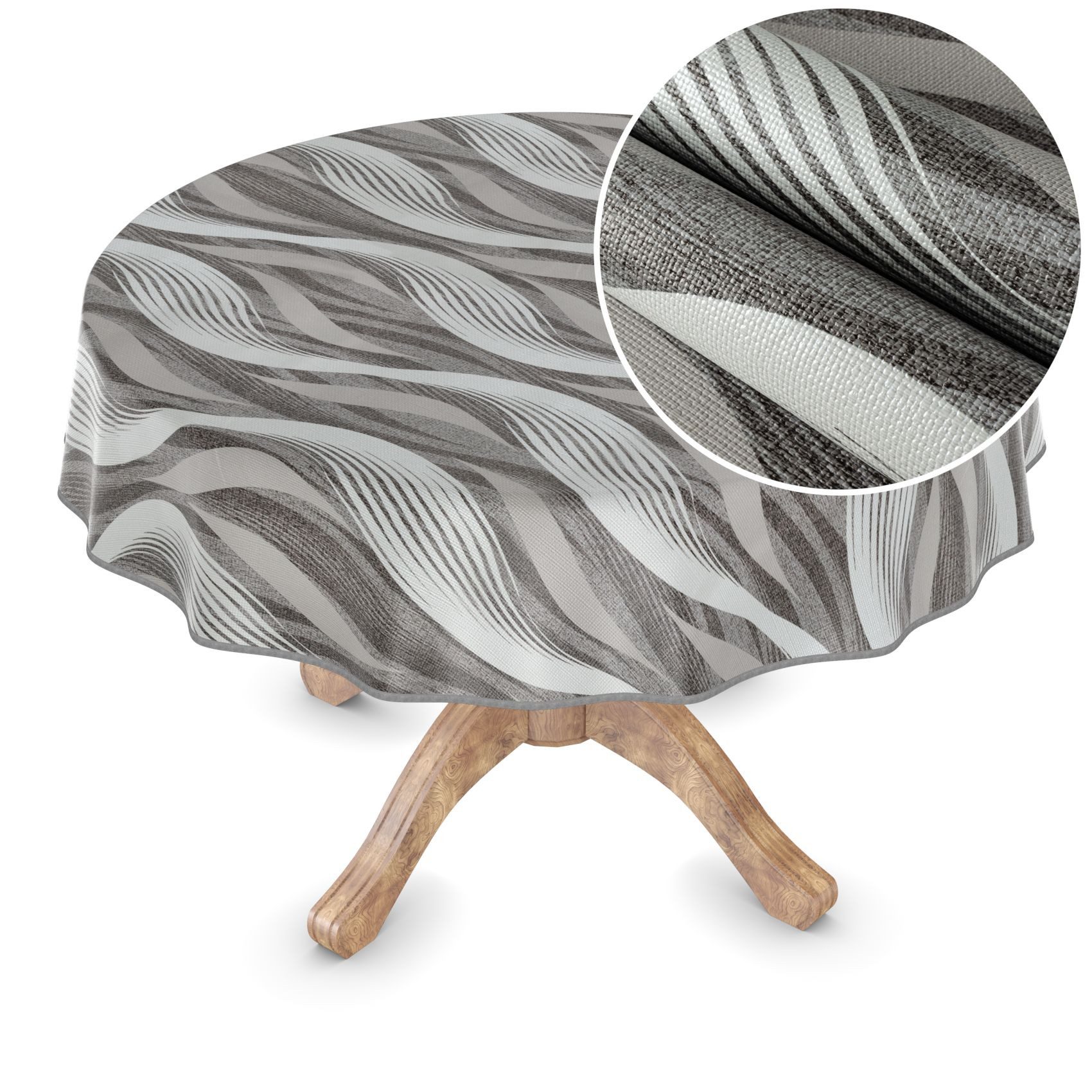 ANRO Tischdecke Besonders Feine Wachstuchtischdecke Premium Gartentischdeck günstig online kaufen