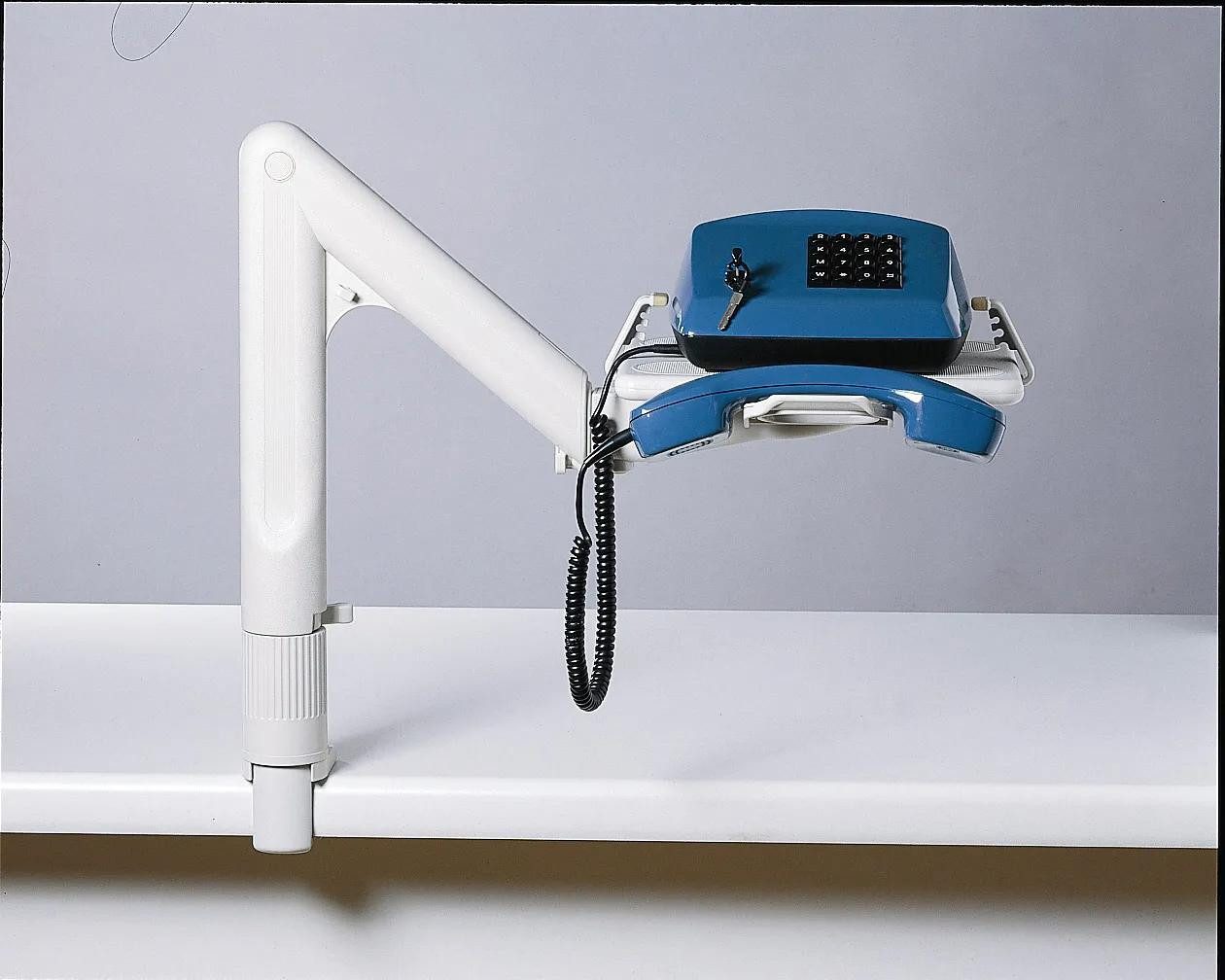 EXACOMPTA Telefontisch Telefonschwenkarm - Lichtgrau - 86540D, Telefon Arm