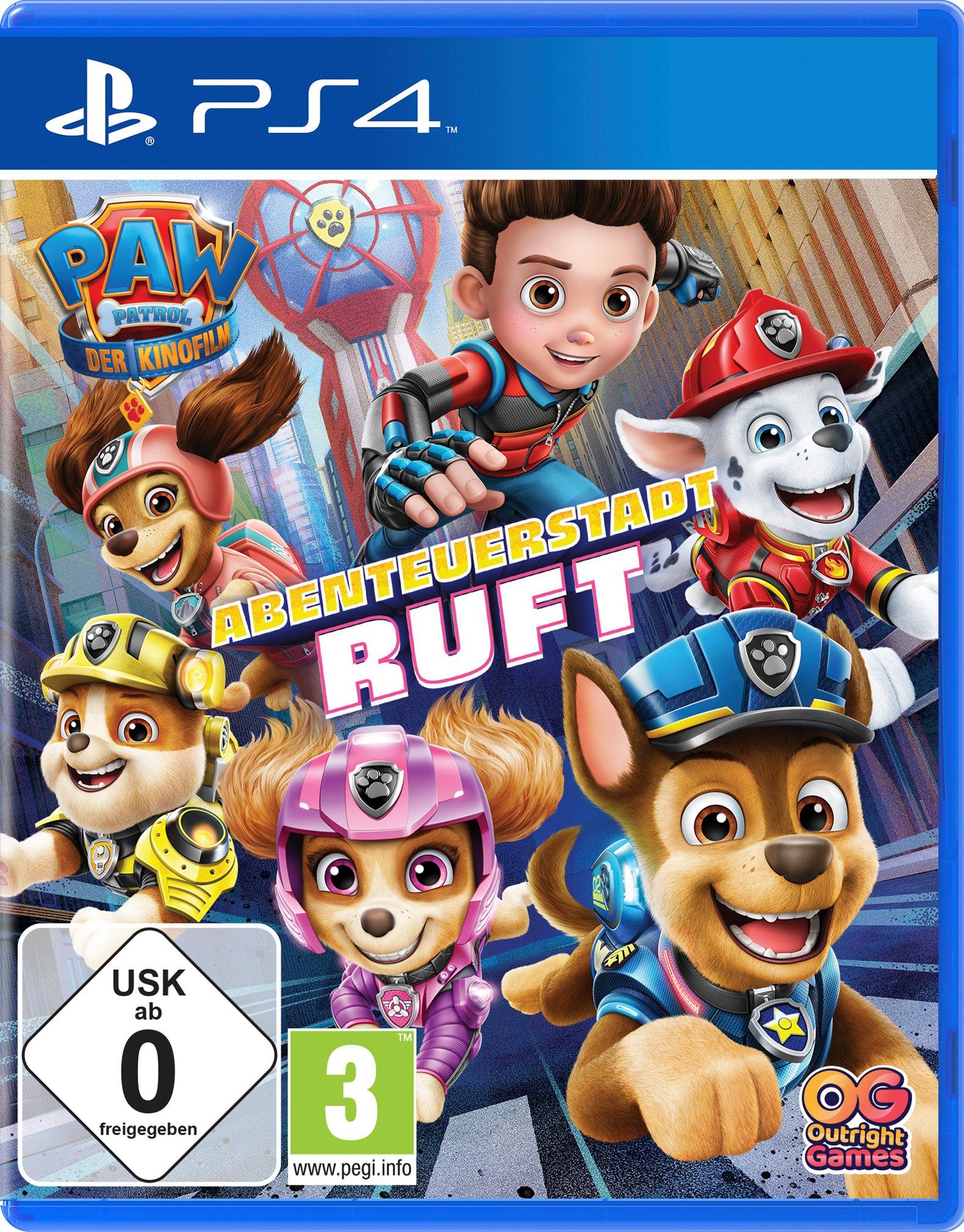 Paw Patrol - Der Kinofilm Abenteuerstadt ruft (Blu-ray Disc), PlayStation 4