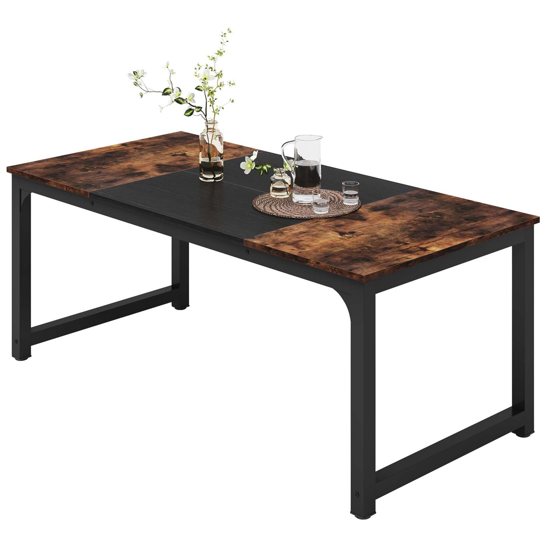 Tribesigns Esstisch industrieller Küchentisch für 6–8 Personen, erhältlich günstig online kaufen