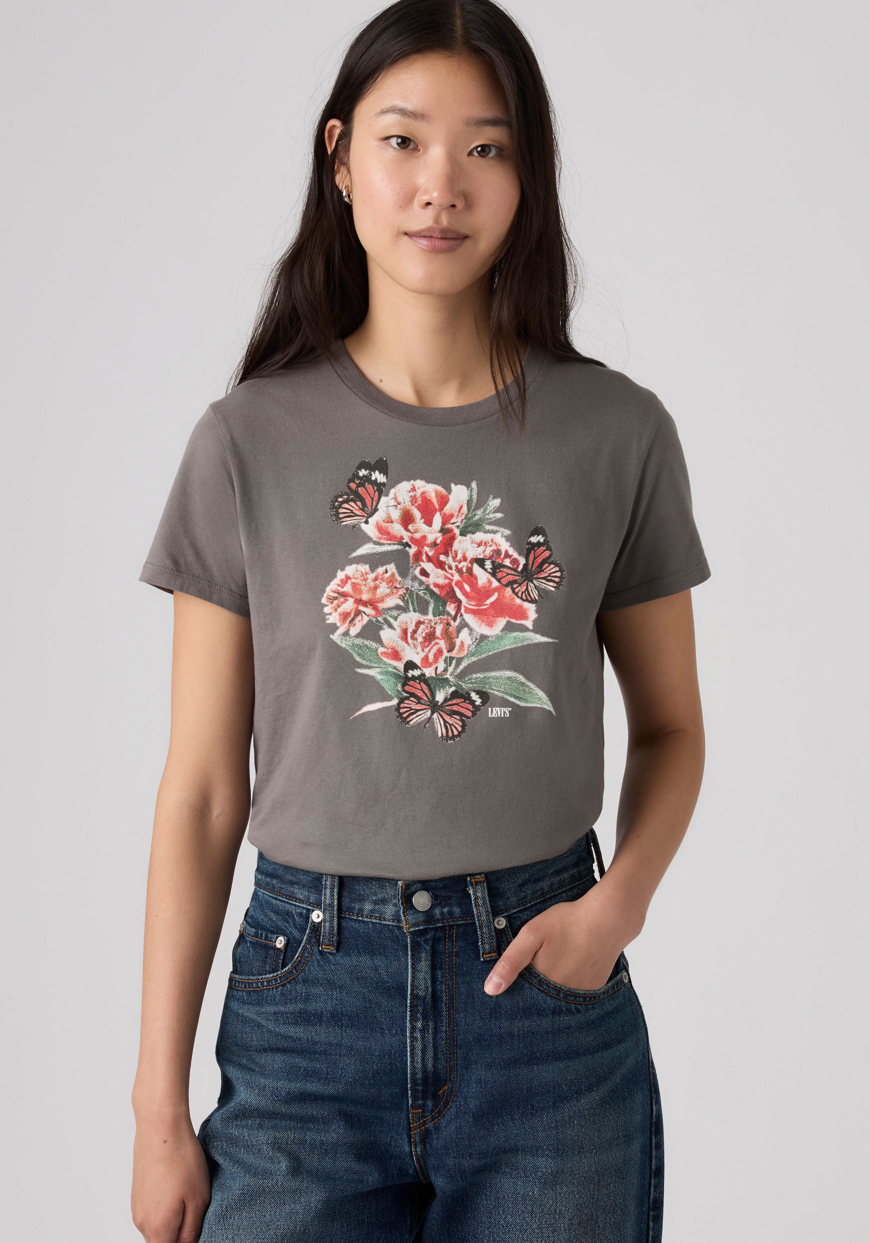 Levi's® T-Shirt THE PERFECT TEE mit Blumen Print – Bild 2 von 5