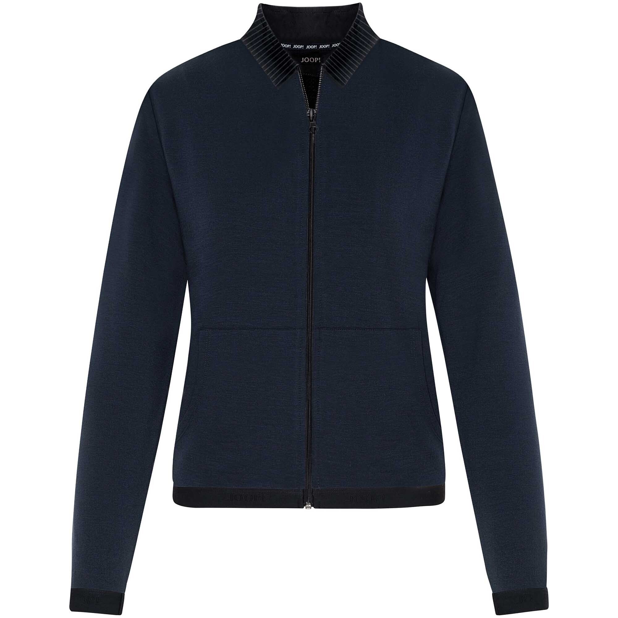 Zipper Joop! Damen Jerseyjacke Sweater - Blau Loungewear Jacket,