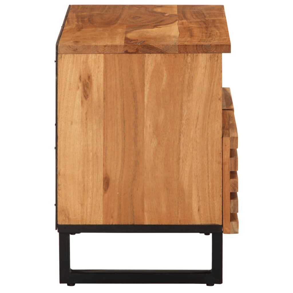 vidaXL Sideboard NA Sideboard aus massivem Akazienholz 70x34x46 cm für Wohnzimmer und S